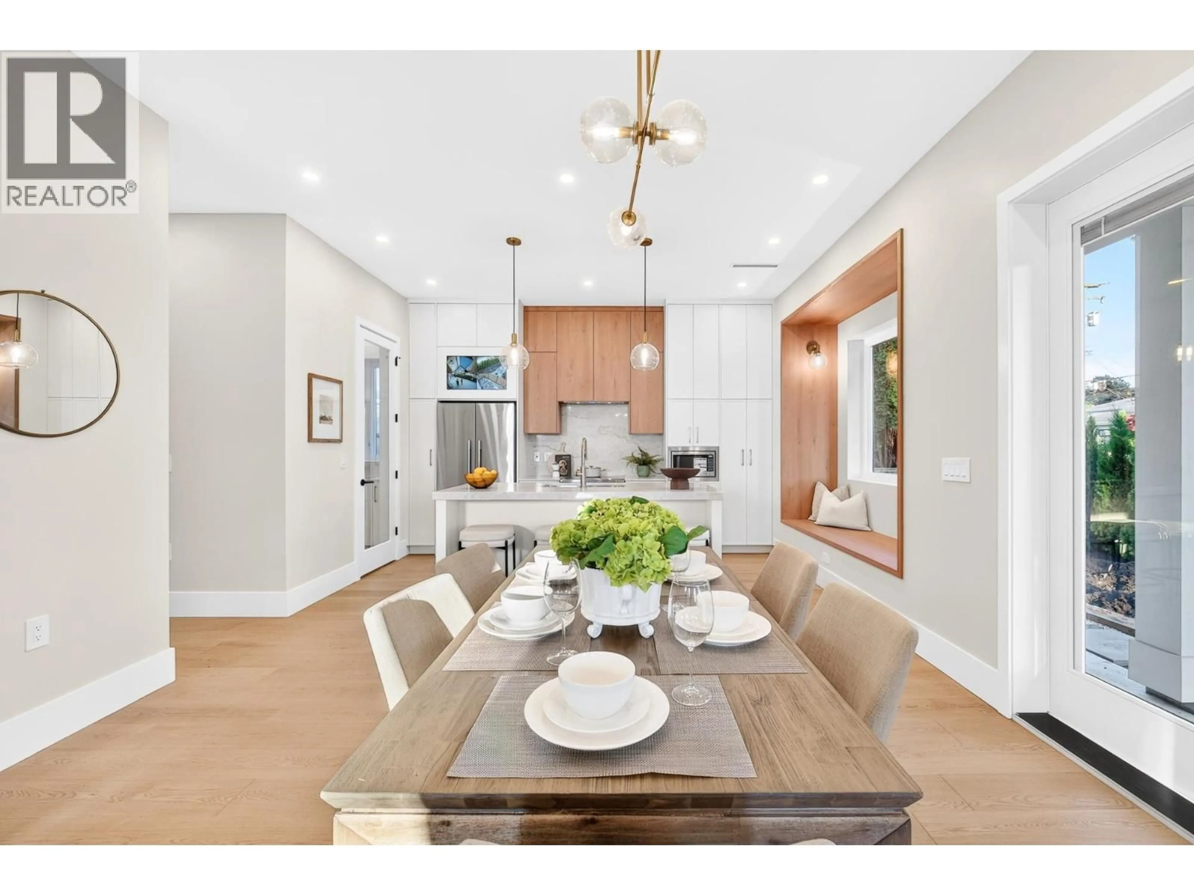 Open concept kitchen, wood/laminate floor for 1 - 7571 PETTS ROAD, Richmond British Columbia V7A1J9