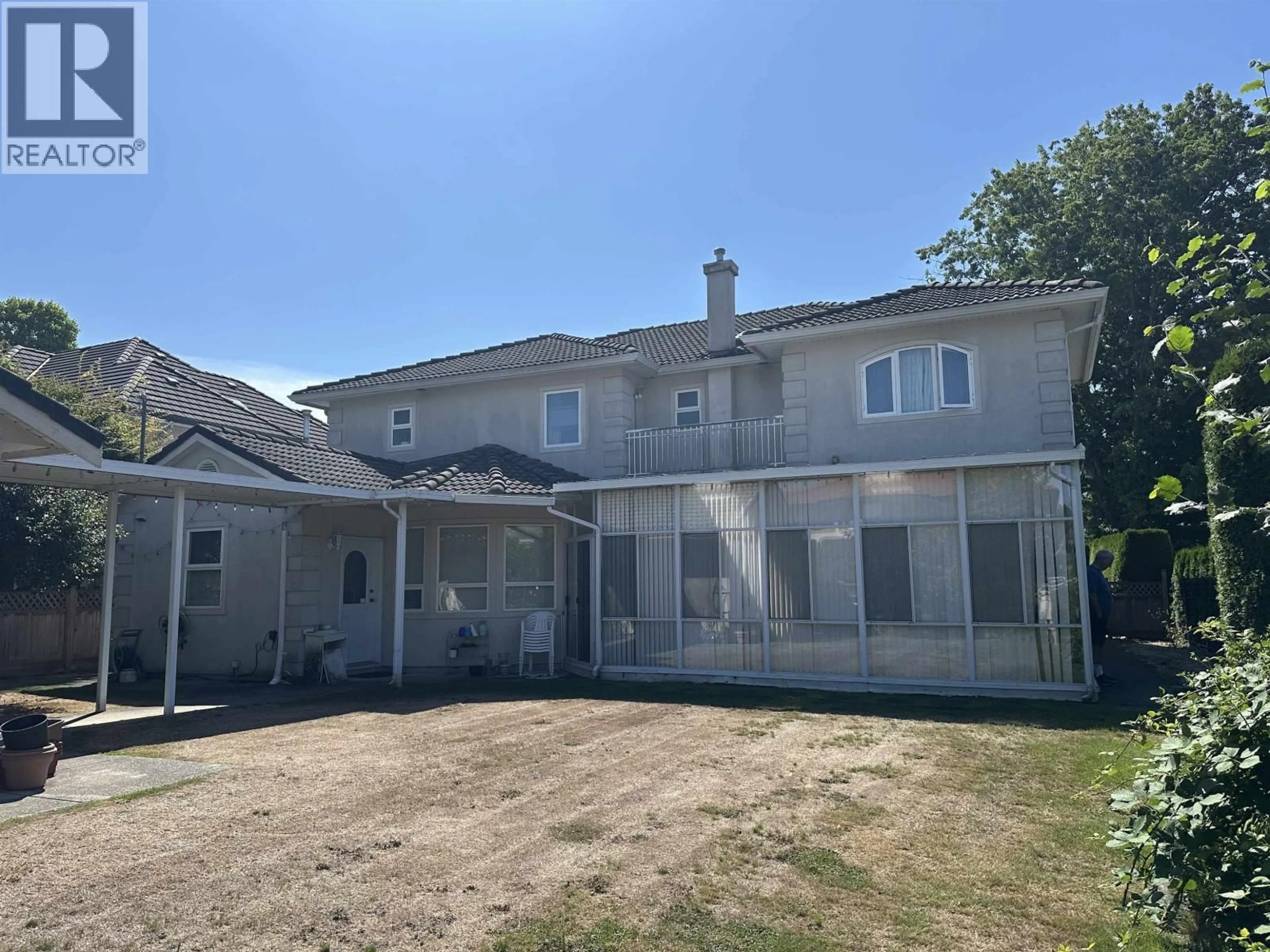 A pic from outside/outdoor area/front of a property/back of a property/a pic from drone, building for 7571 REEDER ROAD, Richmond British Columbia V7A1C4