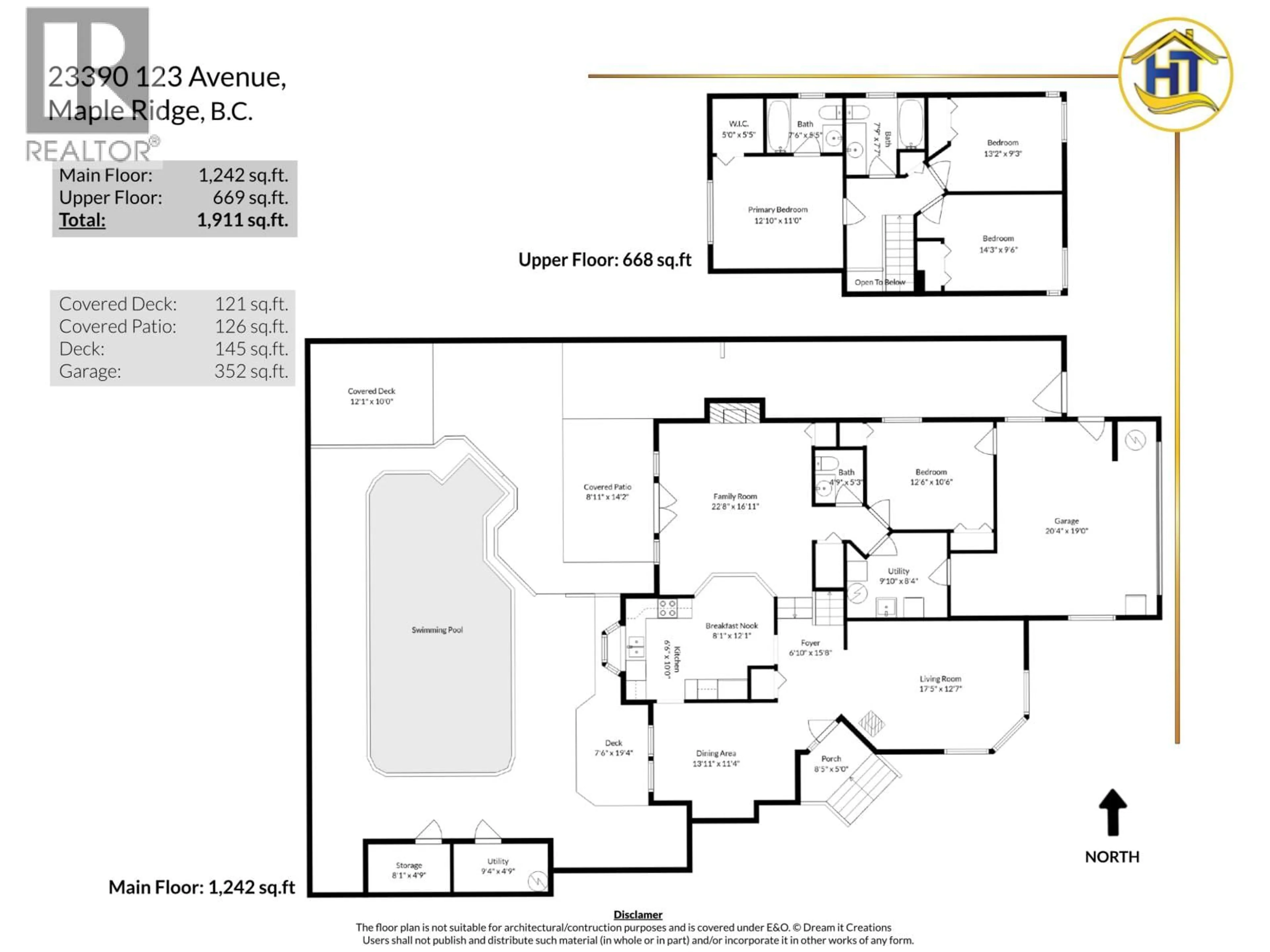 Floor plan for 23390 123 AVENUE, Maple Ridge British Columbia V2X0P7