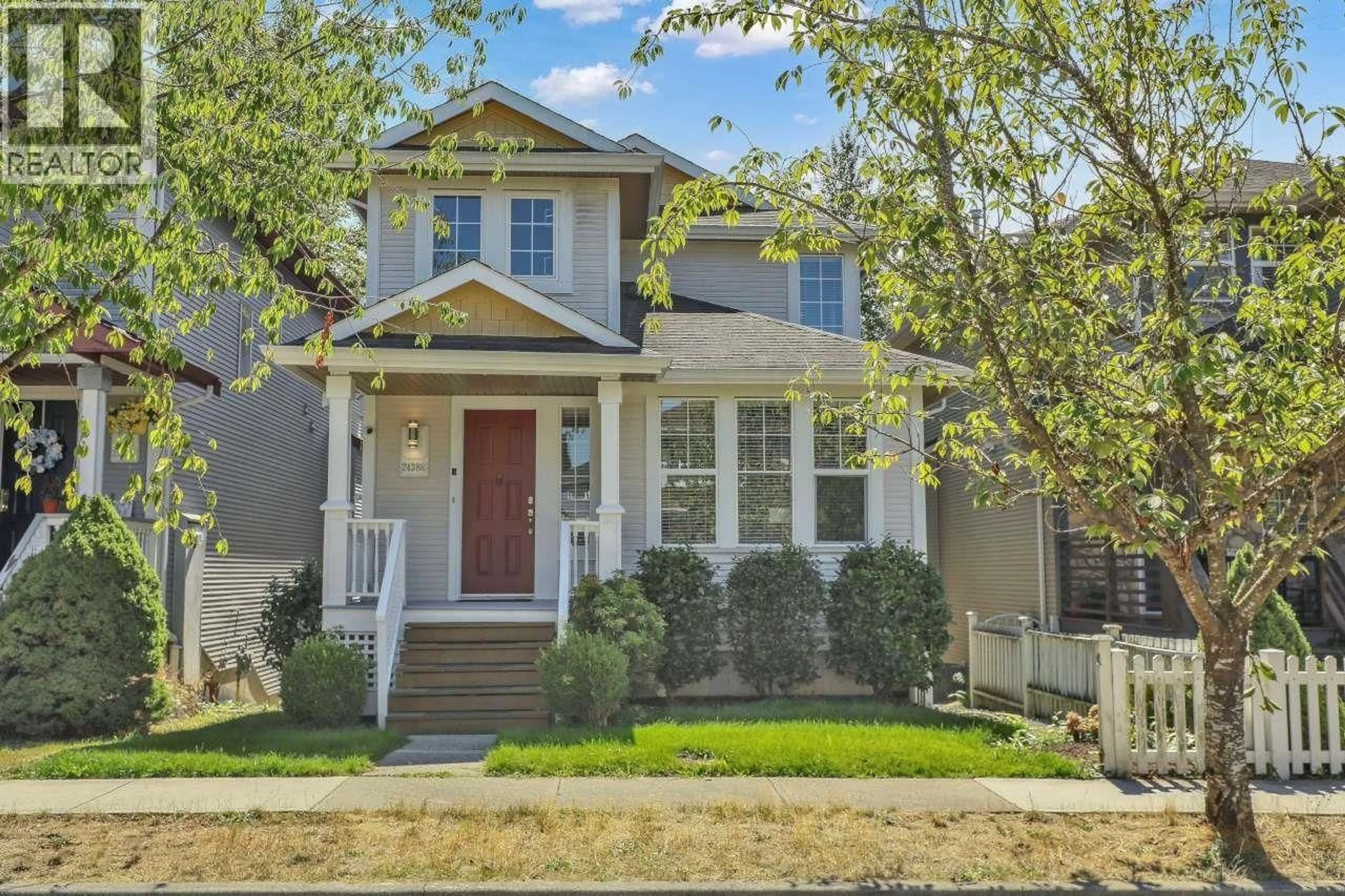Home with vinyl exterior material, street for 24388 101A AVENUE, Maple Ridge British Columbia V2W1W6