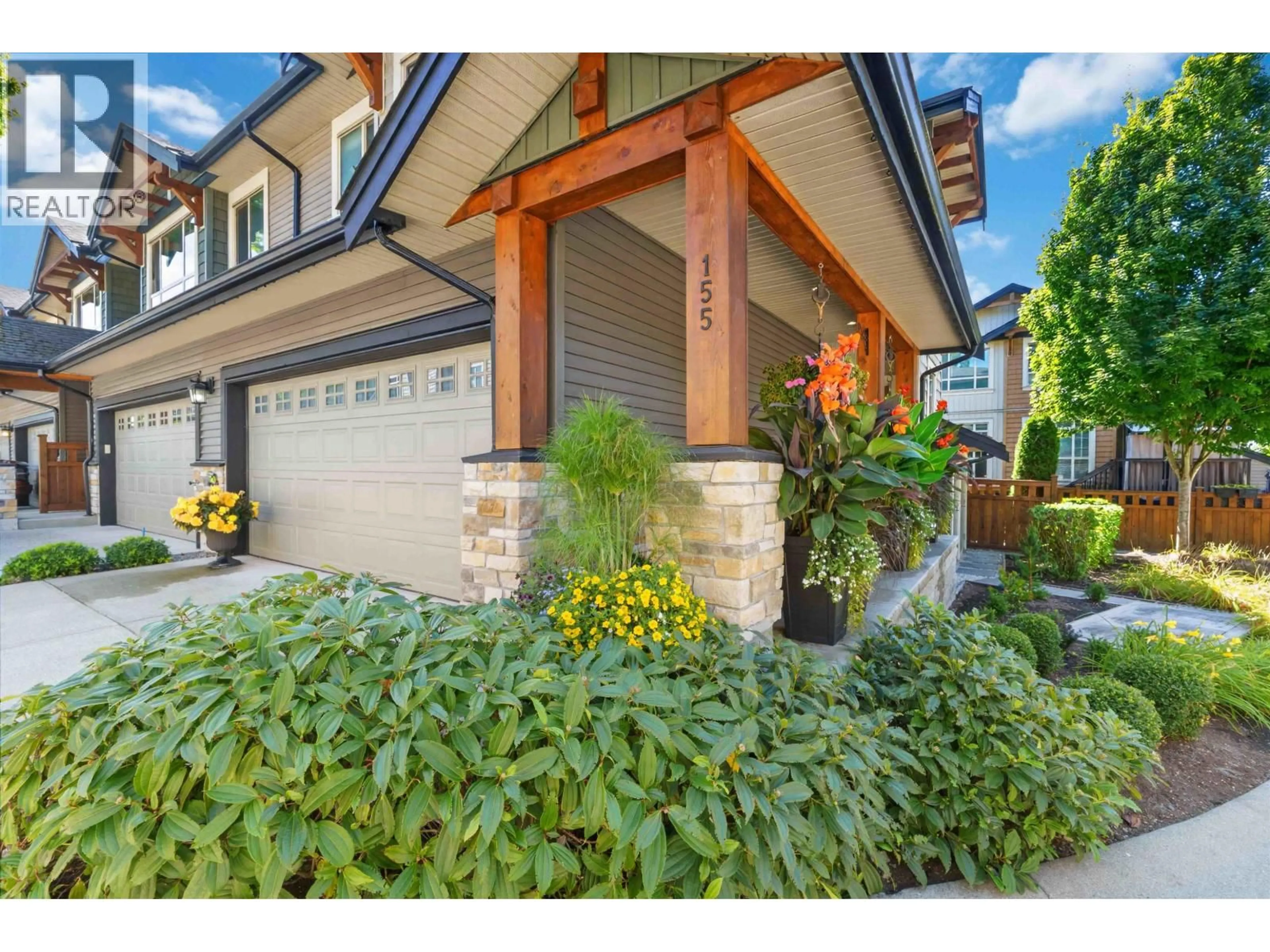 Home with brick exterior material, street for 155 - 11305 240 STREET, Maple Ridge British Columbia V2W0J1