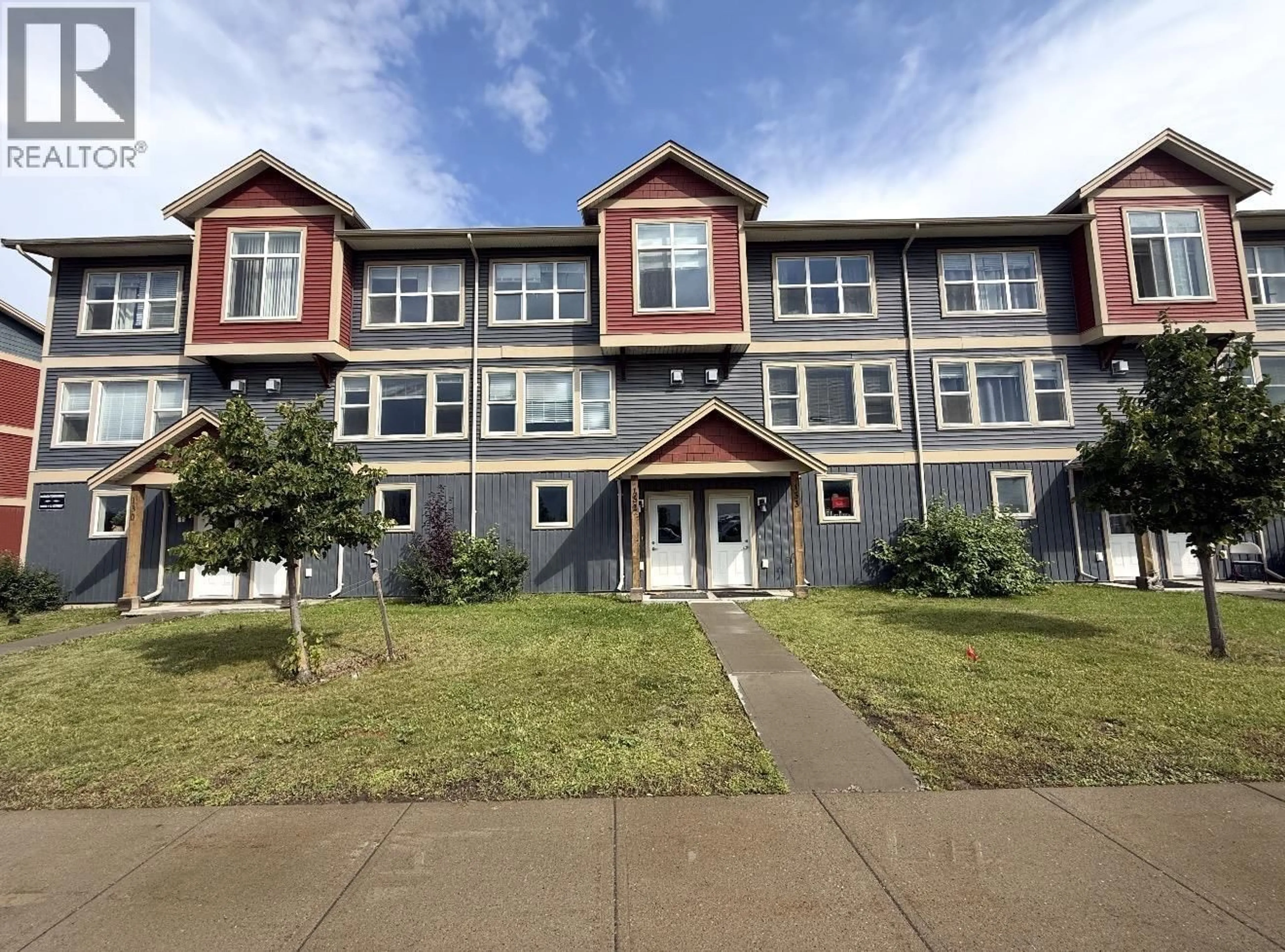 A pic from outside/outdoor area/front of a property/back of a property/a pic from drone, building for 132 - 10303 112 STREET, Fort St. John British Columbia V1J0N6