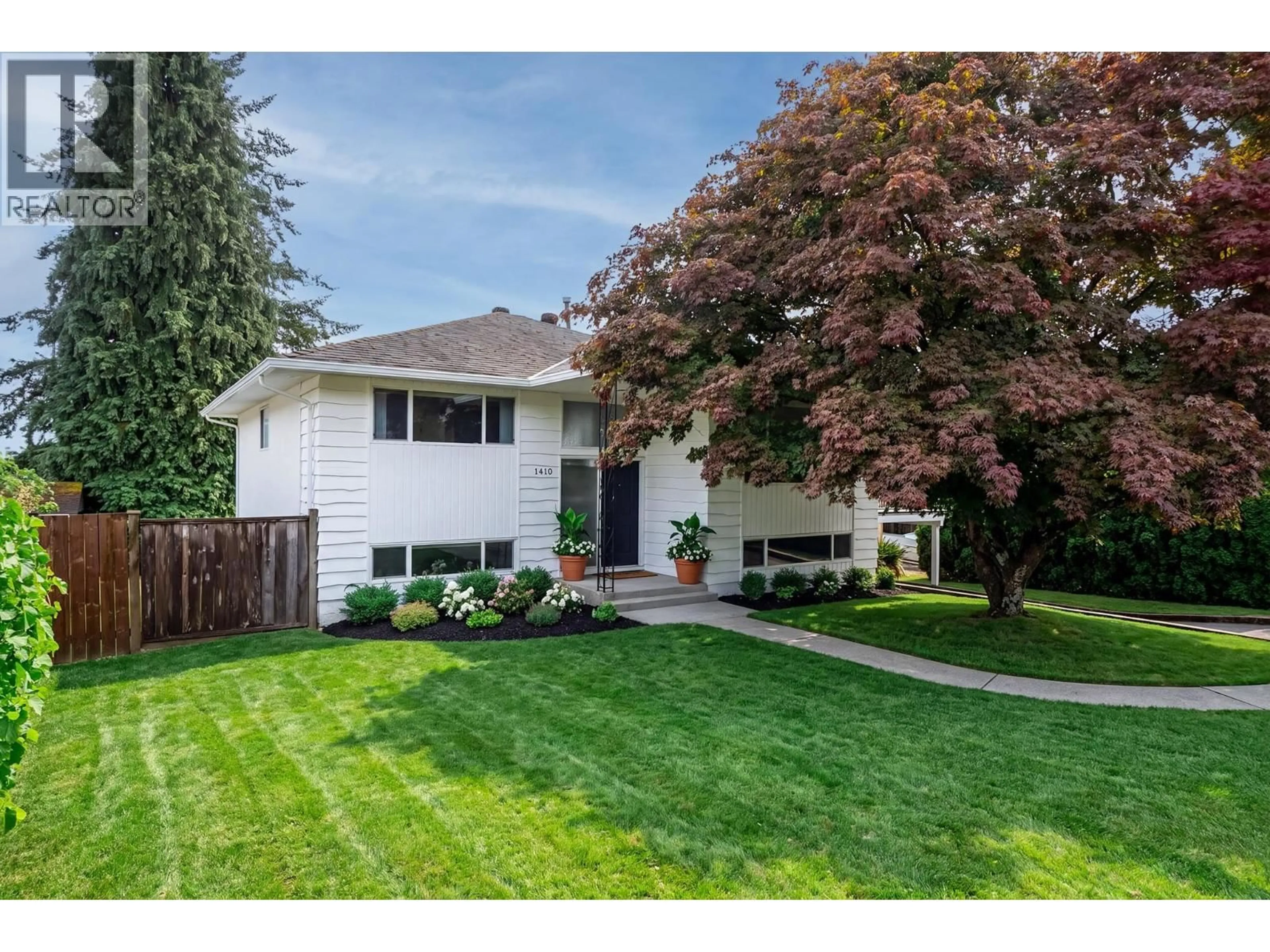 Home with vinyl exterior material, street for 1410 DANSEY AVENUE, Coquitlam British Columbia V3K3H8