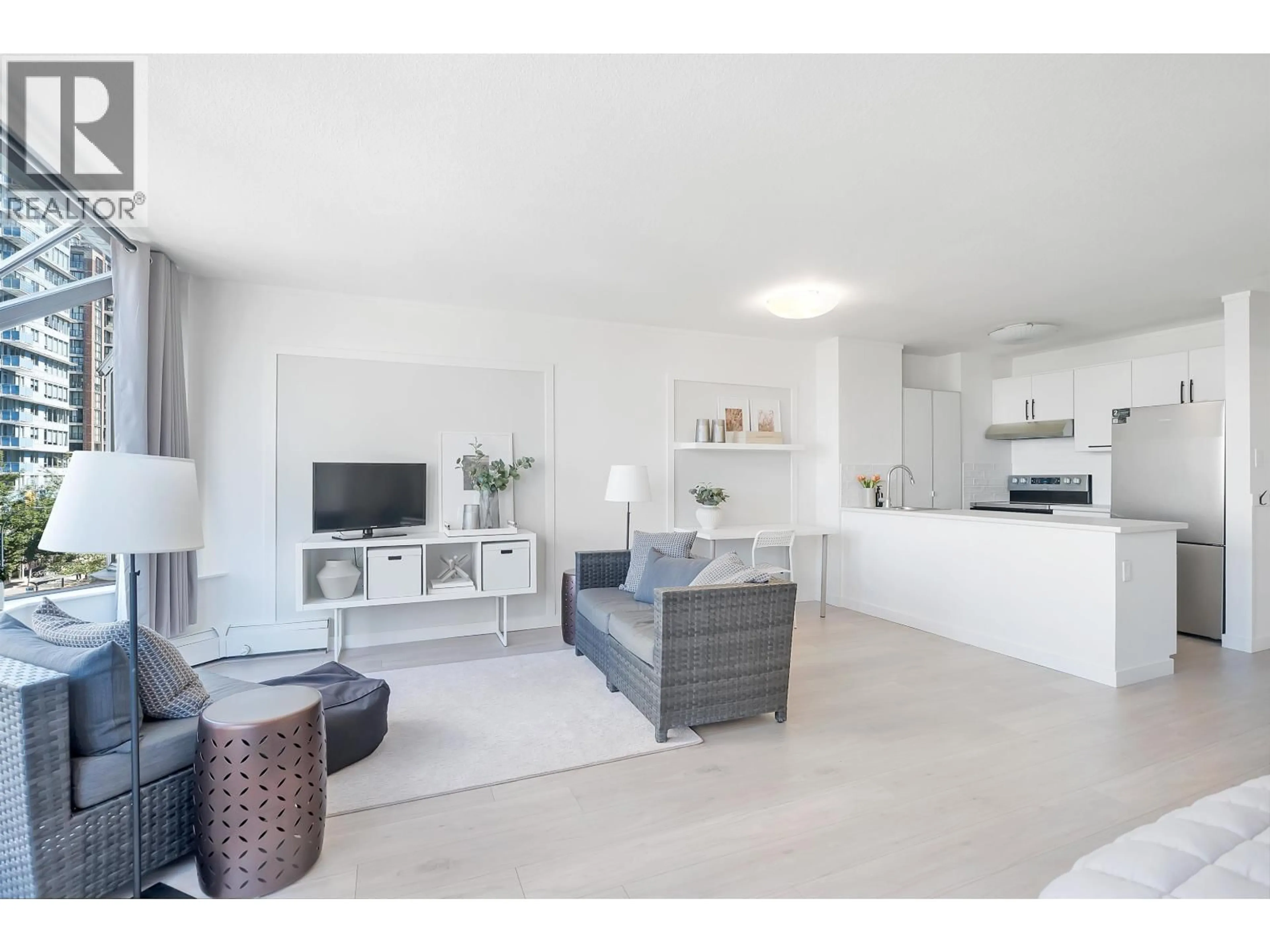Living room with furniture, unknown for 611 - 1330 BURRARD STREET, Vancouver British Columbia V6Z2B8