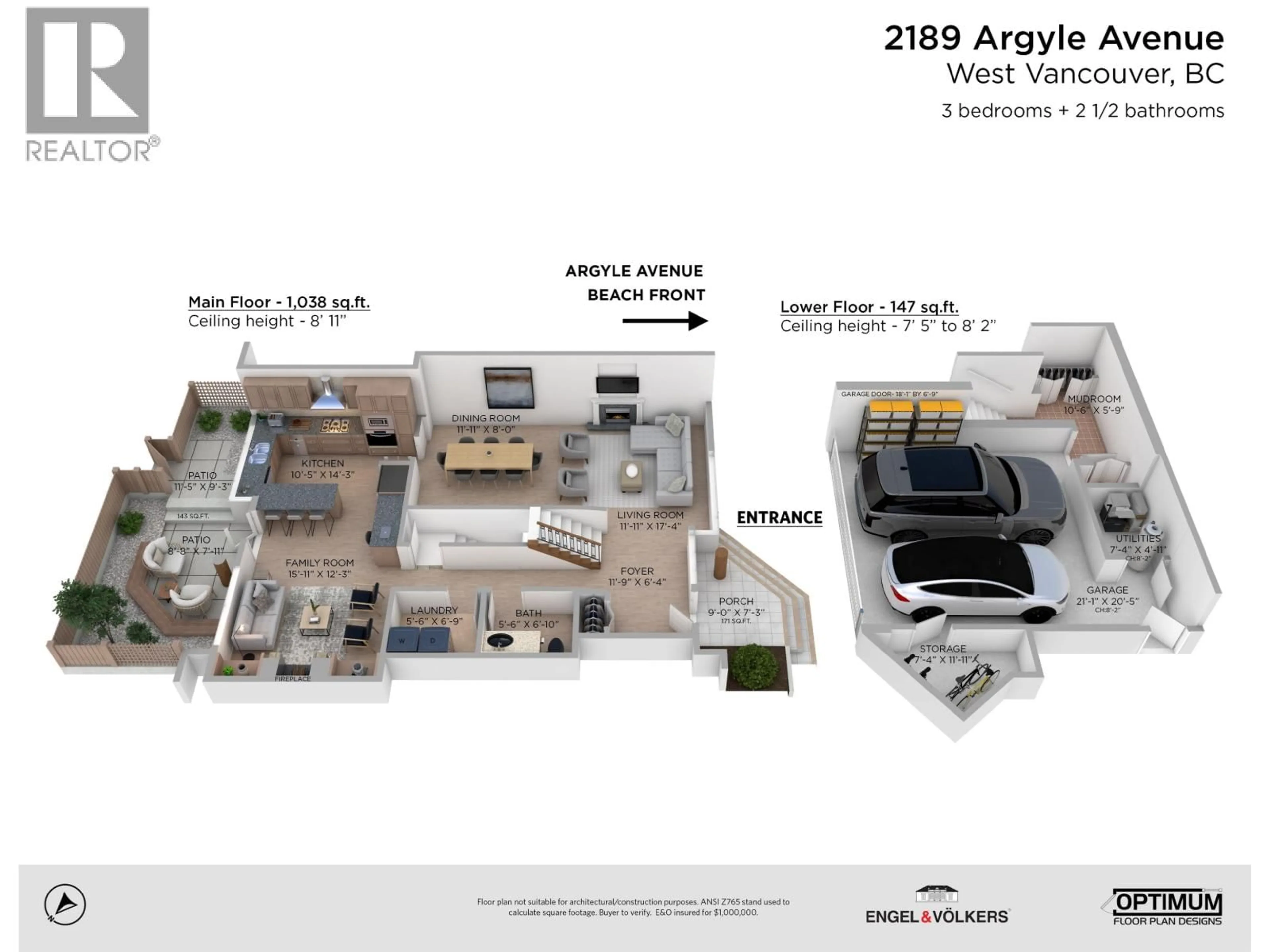Floor plan for 2189 ARGYLE AVENUE, West Vancouver British Columbia V7V1A5