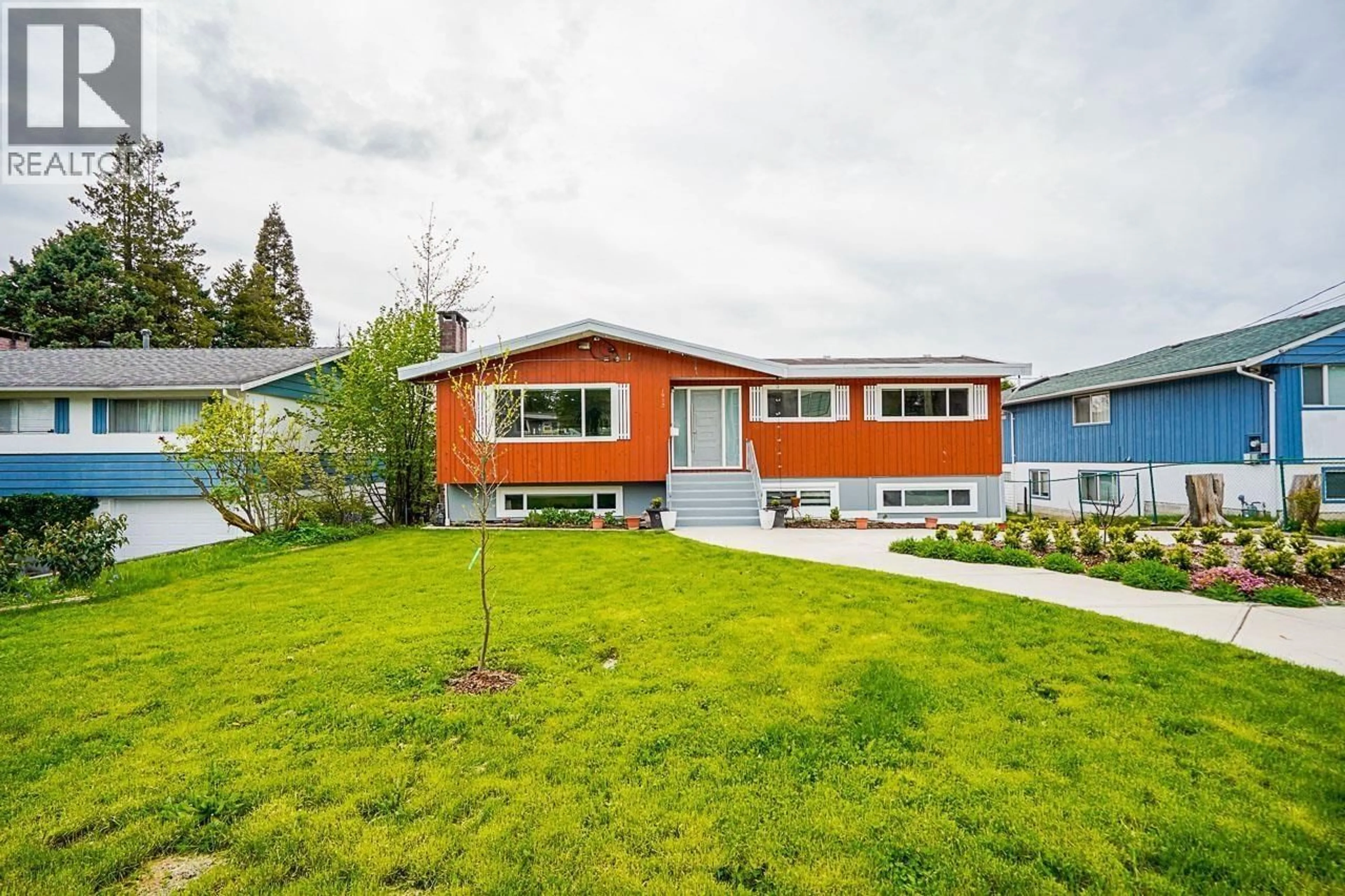 Home with vinyl exterior material, street for 1930 ORLAND DRIVE, Coquitlam British Columbia V3J3J4