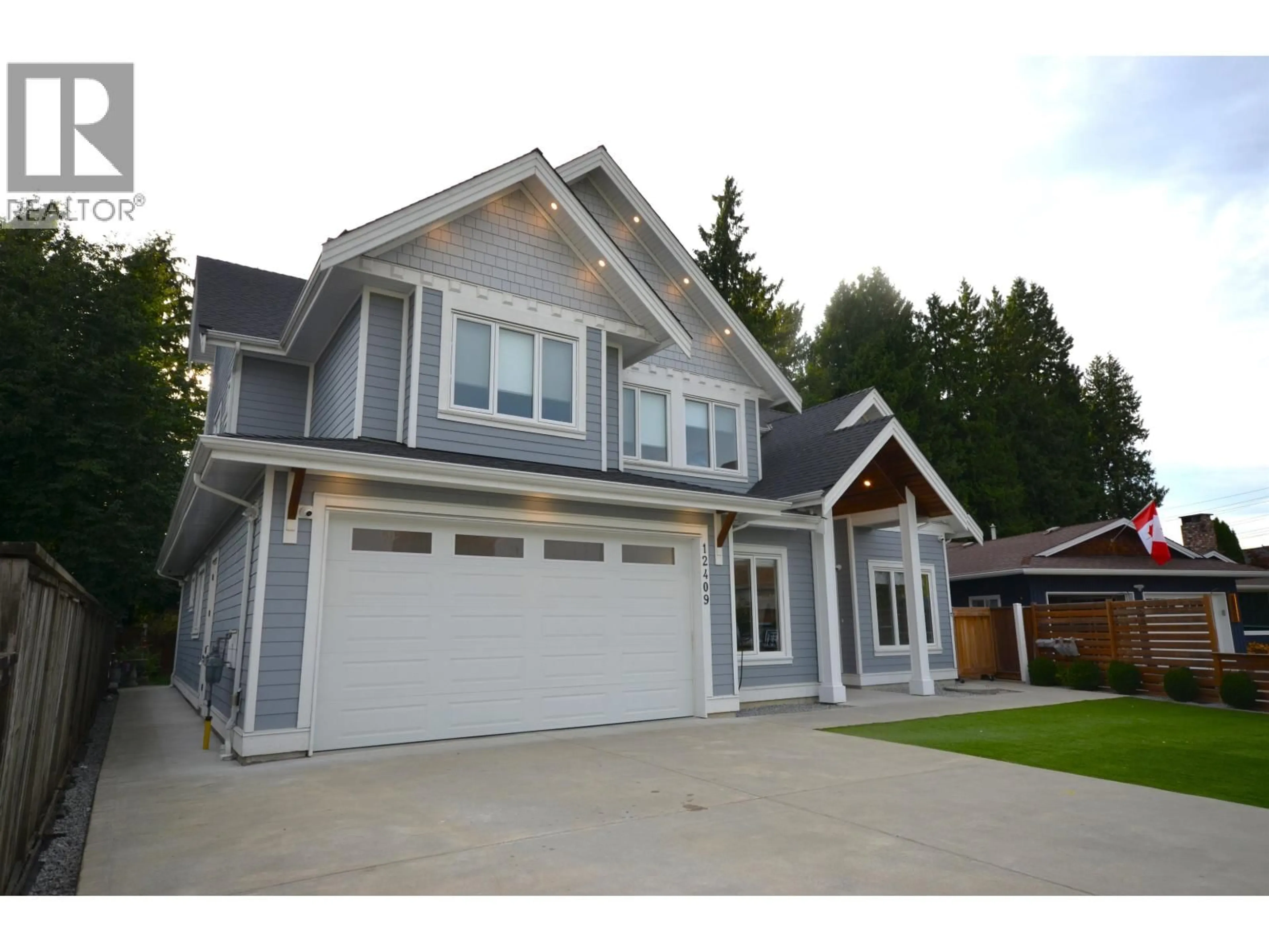 Home with vinyl exterior material, street for 12409 193B STREET, Pitt Meadows British Columbia V3Y1A5
