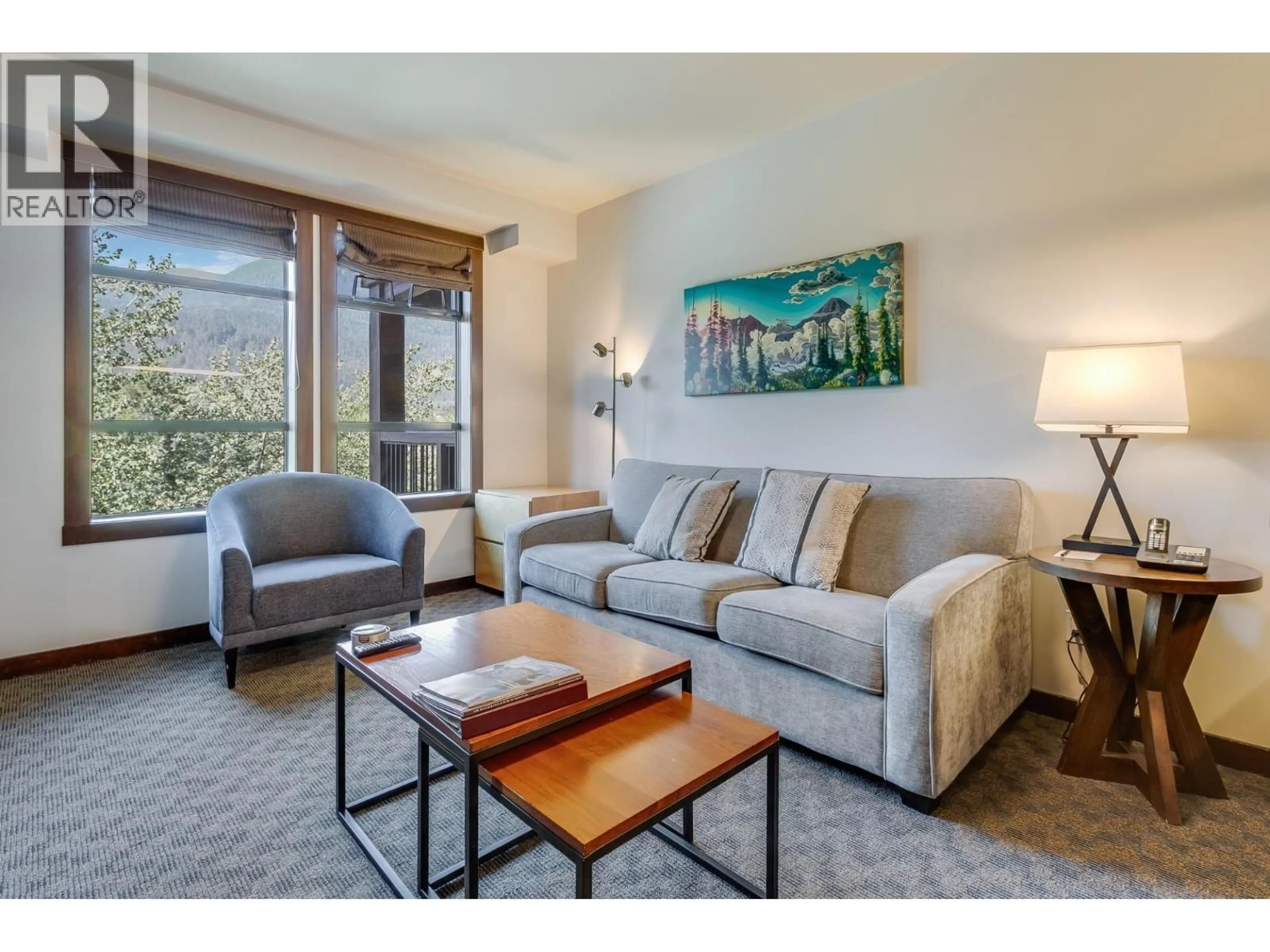 Living room with furniture, unknown for 314A - 2020 LONDON LANE, Whistler British Columbia V0N1B2