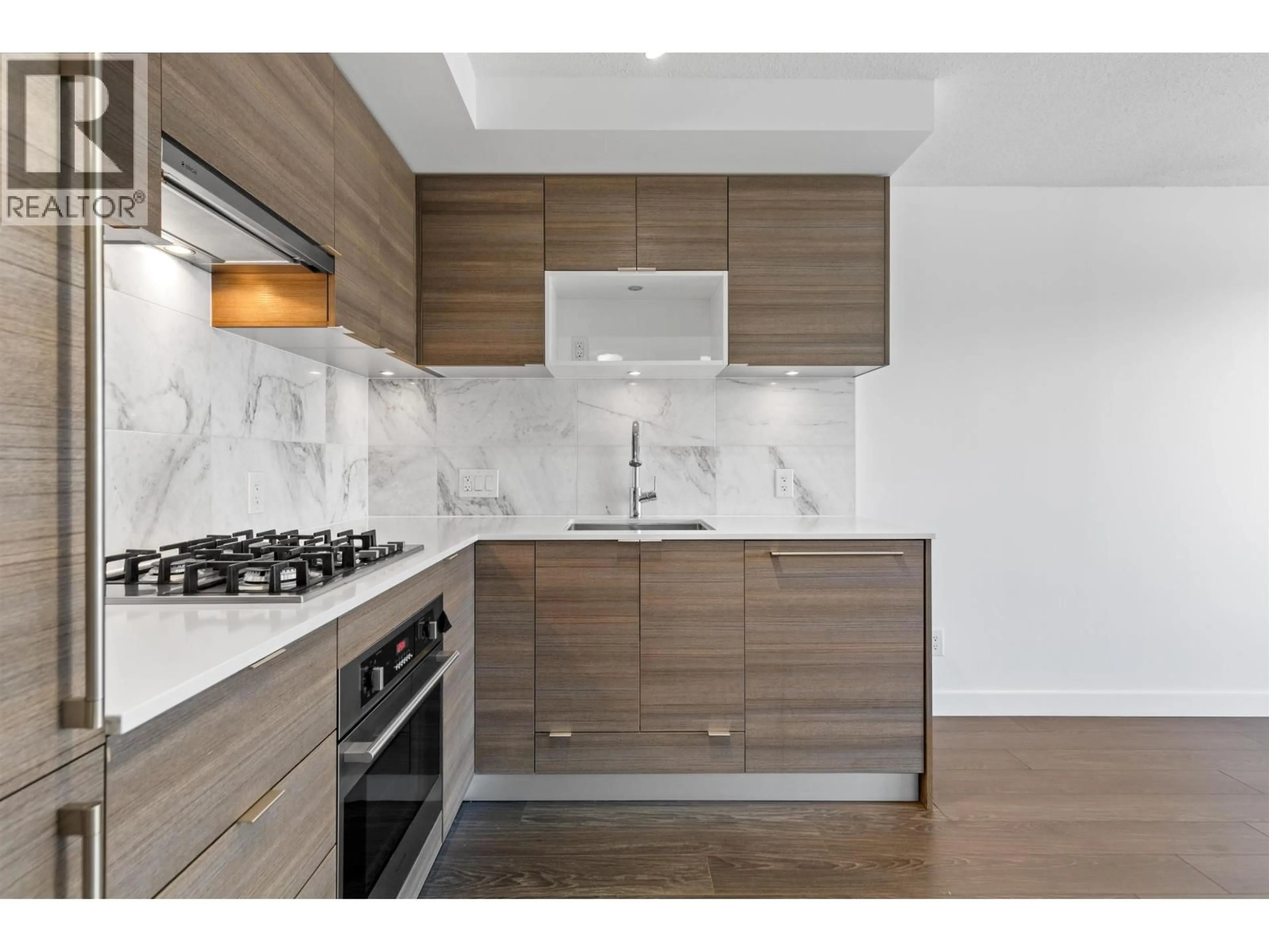 Standard kitchen, wood/laminate floor for 2501 - 602 COMO LAKE AVENUE, Coquitlam British Columbia V3J0G2