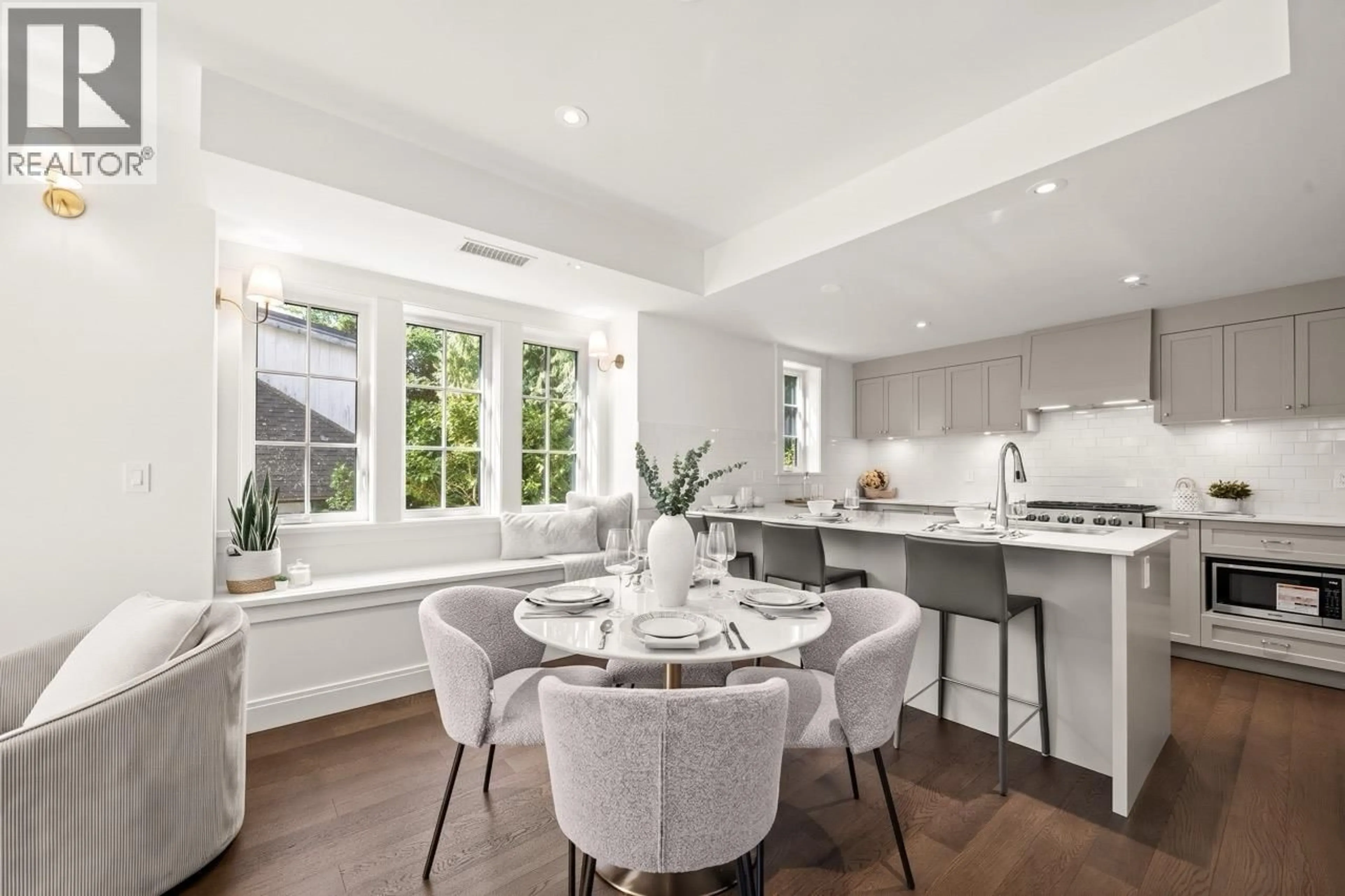 Open concept kitchen, ceramic/tile floor for 1 - 5819 HIGHBURY STREET, Vancouver British Columbia V6N1Y9