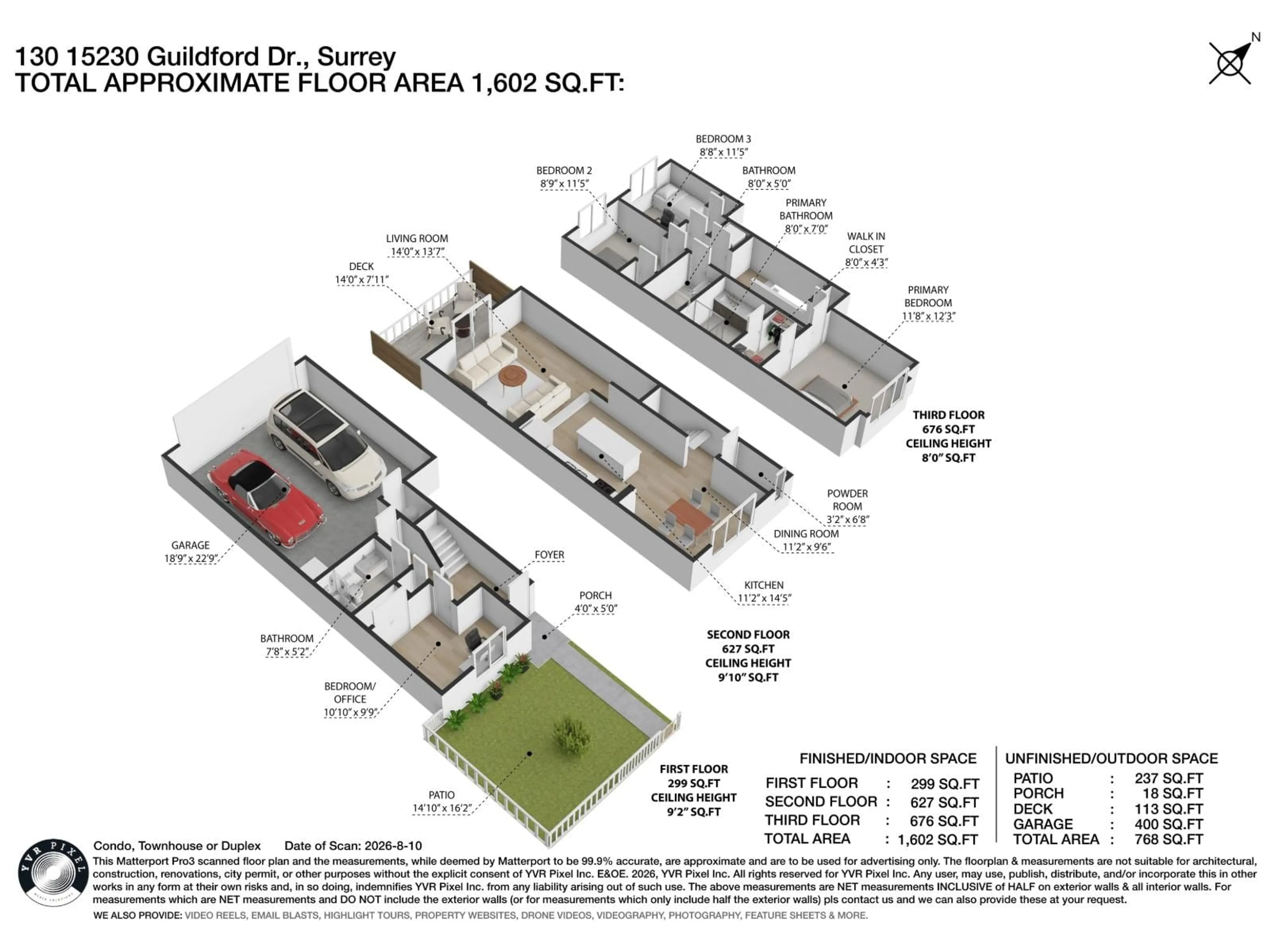 Floor plan for 130 - 15230 GUILDFORD DRIVE, Surrey British Columbia V3R0C8