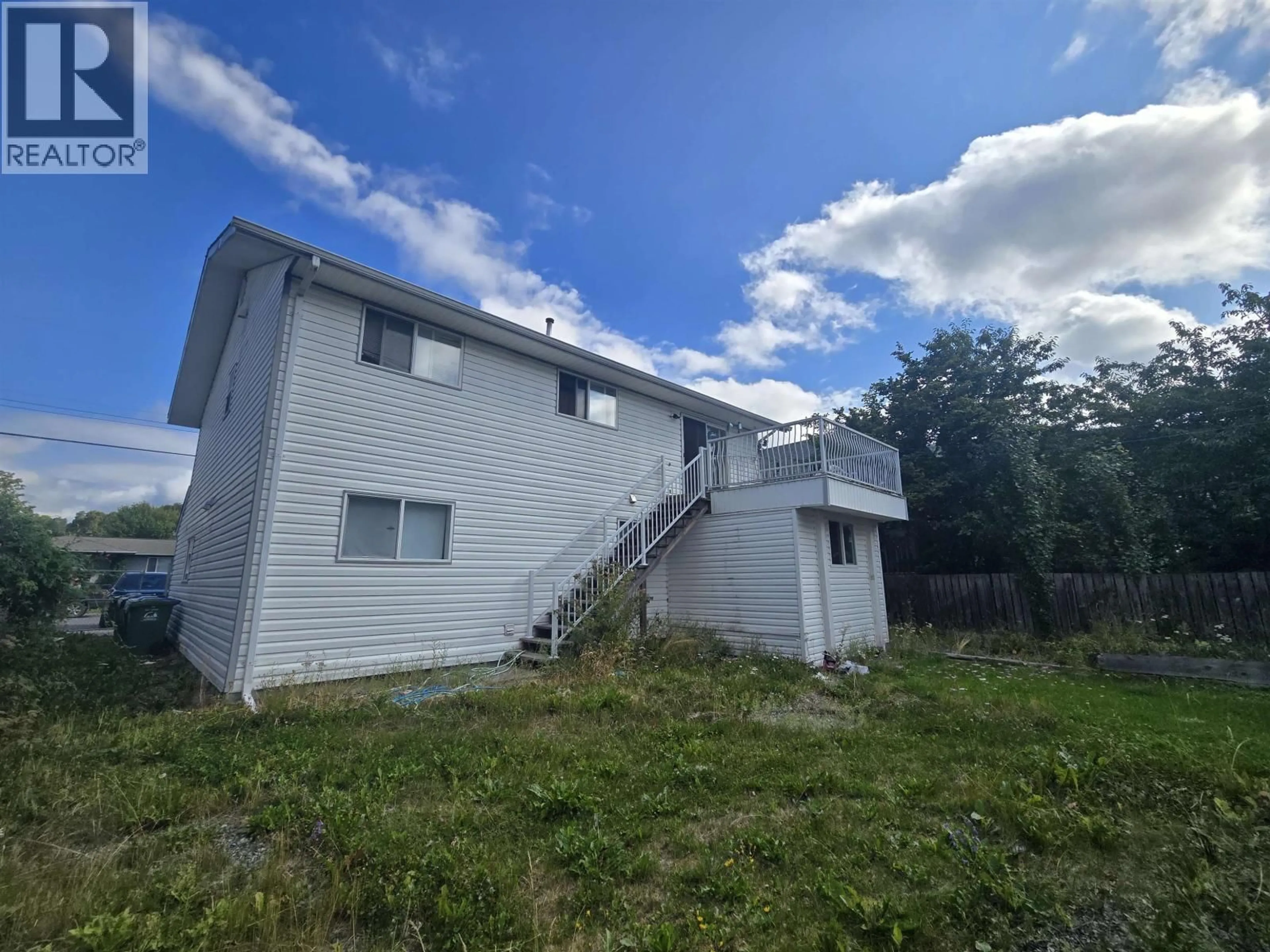 A pic from outside/outdoor area/front of a property/back of a property/a pic from drone, building for 4705 SOUCIE AVENUE, Terrace British Columbia V8G2E9
