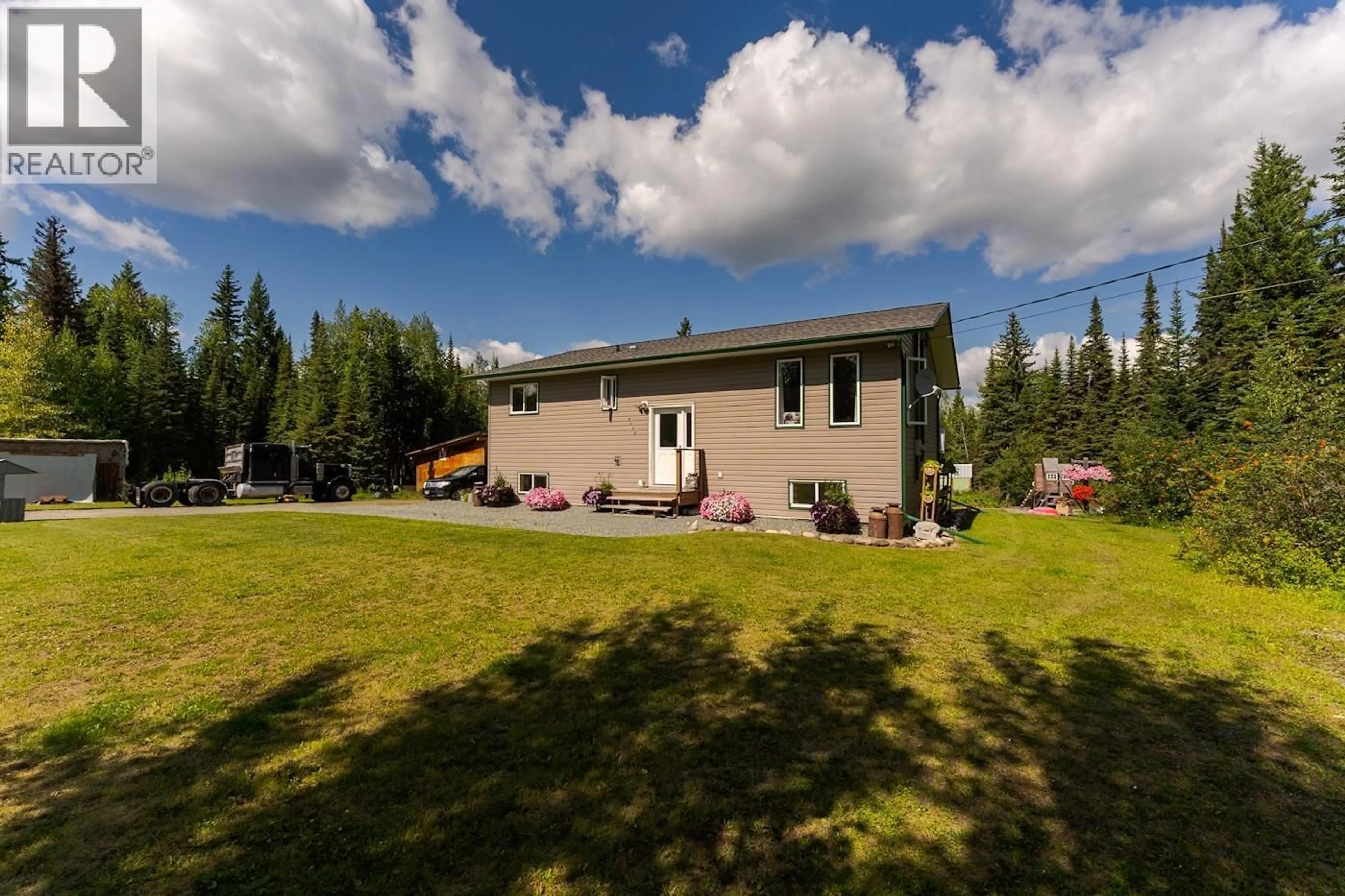 A pic from outside/outdoor area/front of a property/back of a property/a pic from drone, unknown for 4140 MUERMANN ROAD, Prince George British Columbia V2K5X1