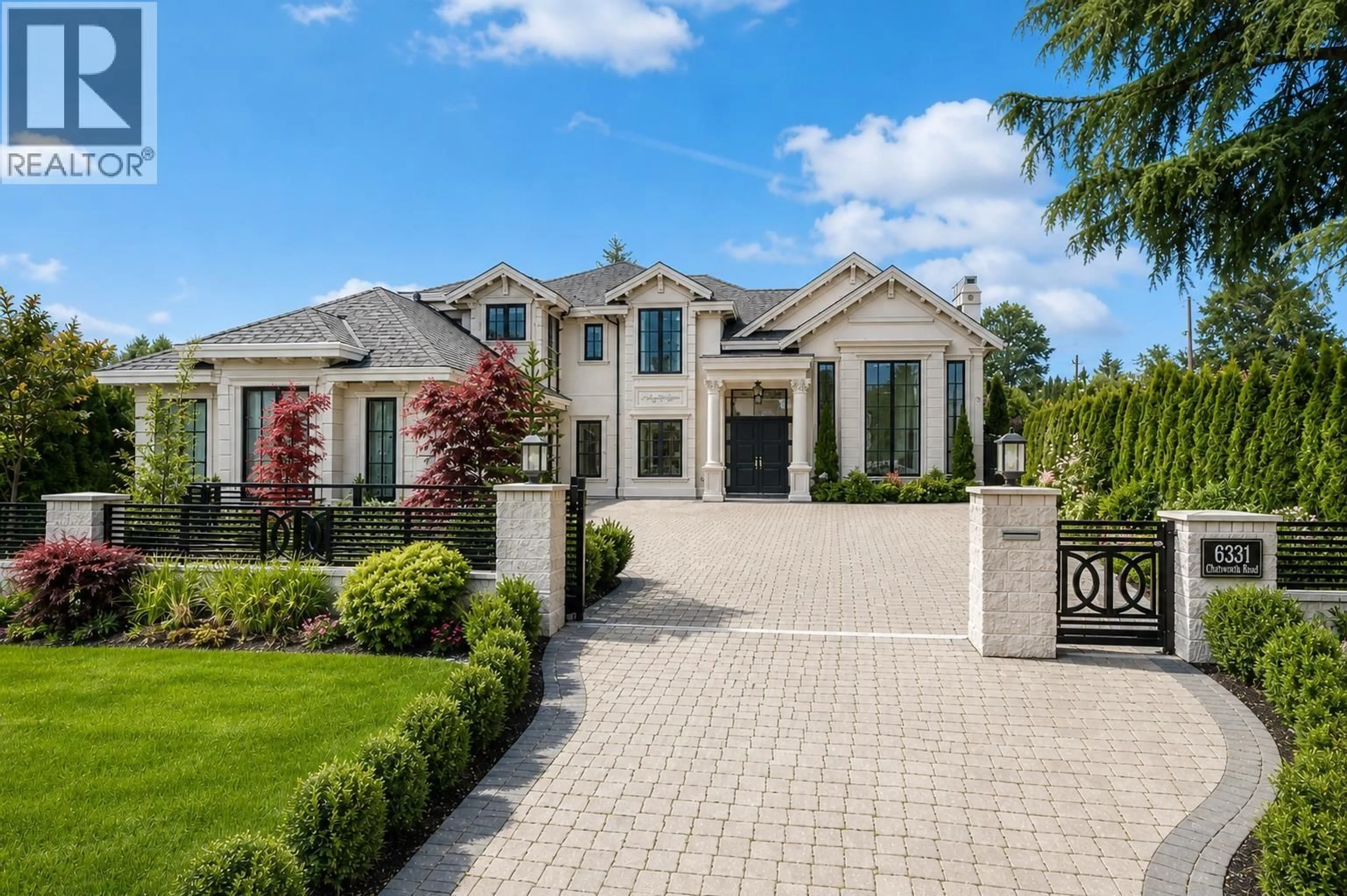 Home with brick exterior material, street for 6331 CHATSWORTH ROAD, Richmond British Columbia V7C3S4