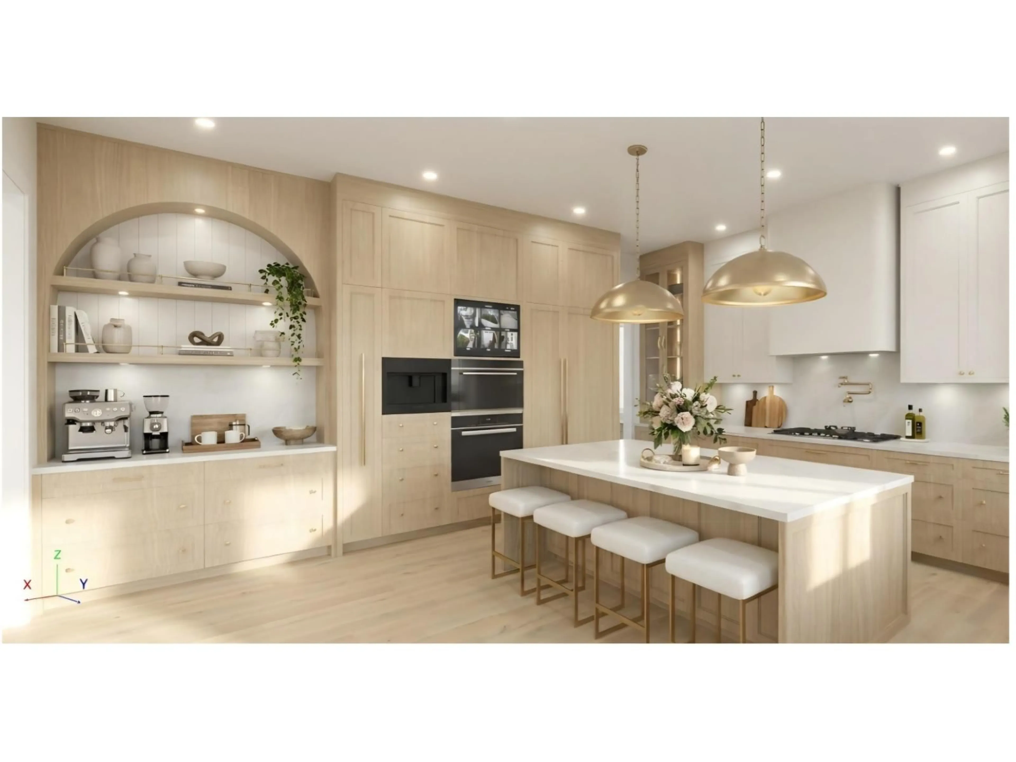 Contemporary kitchen, ceramic/tile floor for 7843 197 STREET, Langley British Columbia V2Y4L8