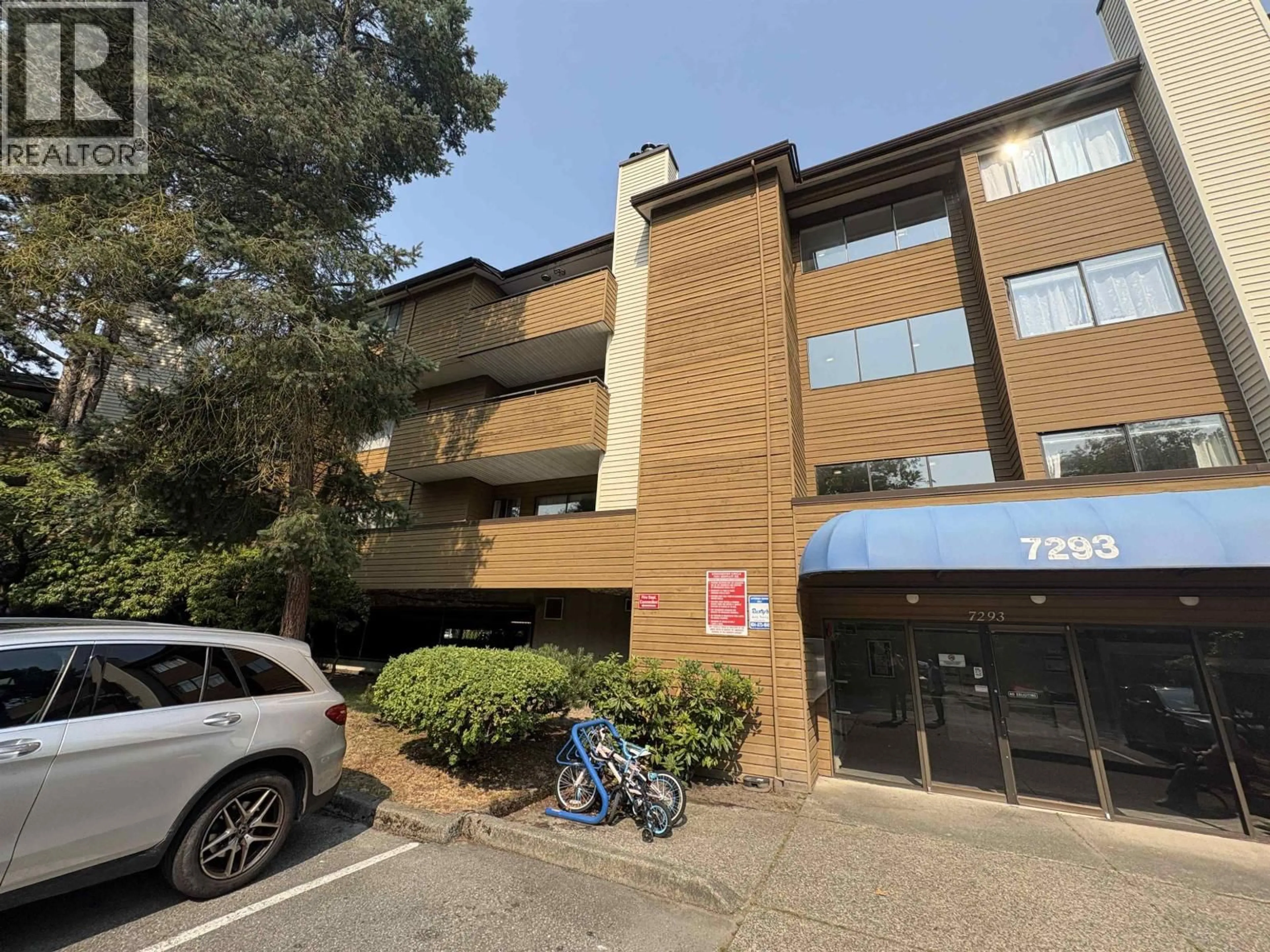 A pic from outside/outdoor area/front of a property/back of a property/a pic from drone, building for 240 - 7293 MOFFATT ROAD, Richmond British Columbia V6Y3E4