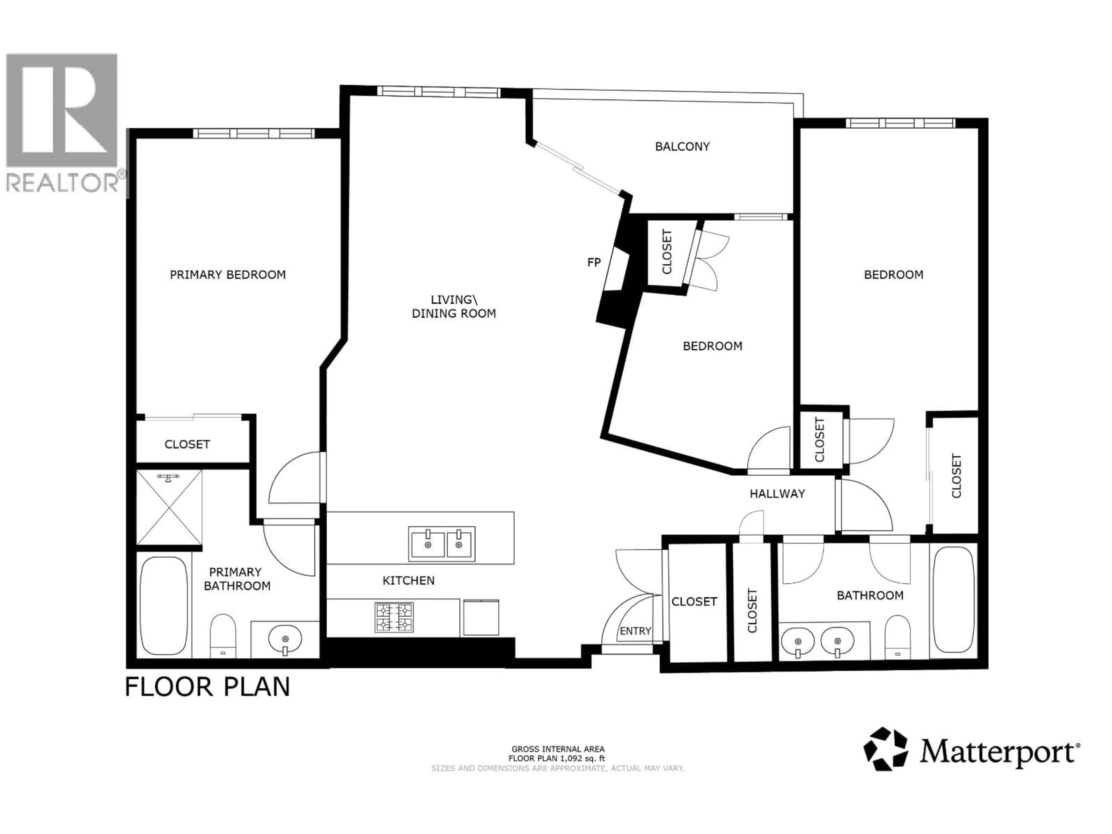 Floor plan for 532D - 2036 LONDON LANE, Whistler British Columbia V8E0N7
