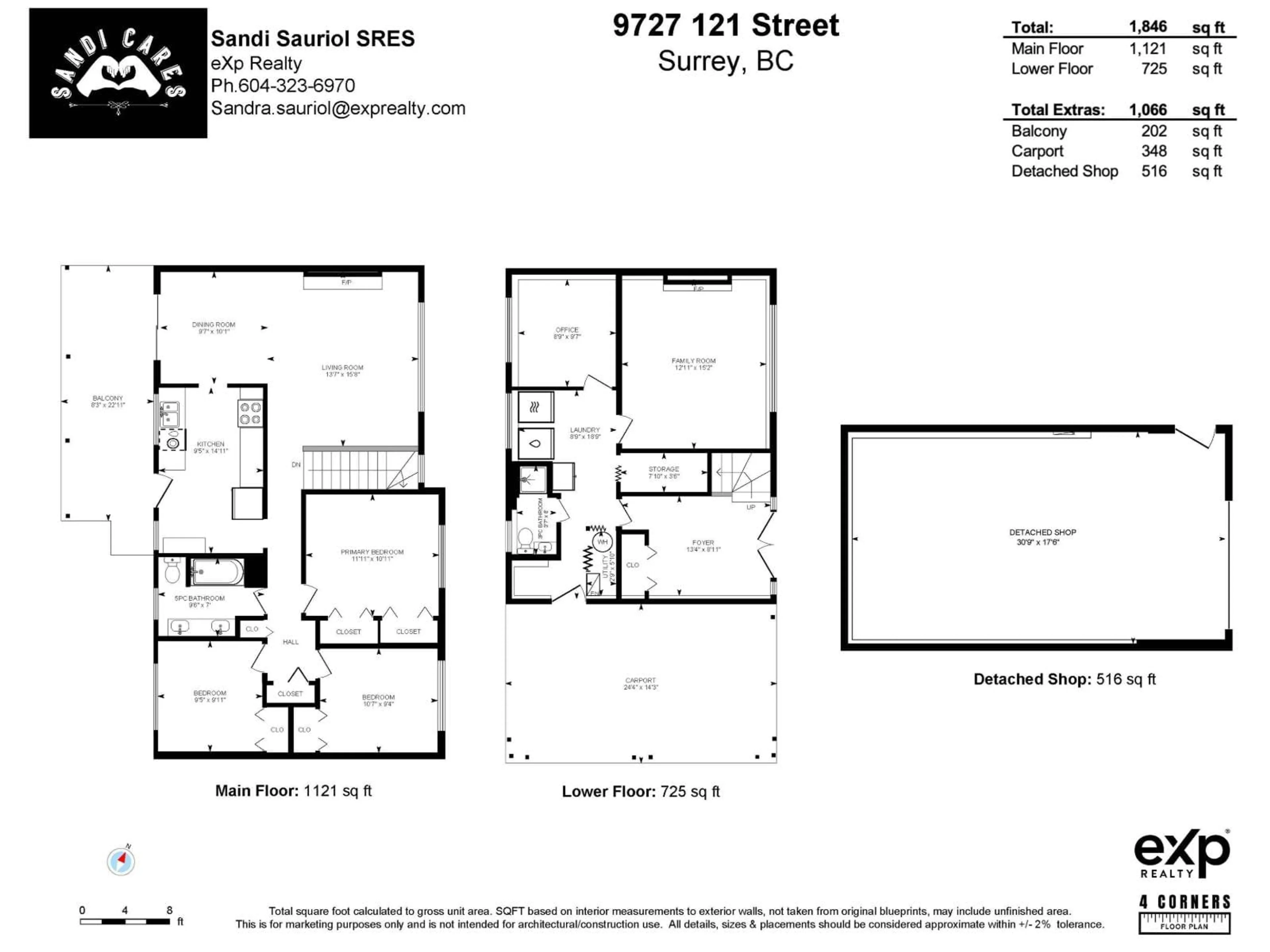 Floor plan for 9727 121 STREET, Surrey British Columbia V3V4J6