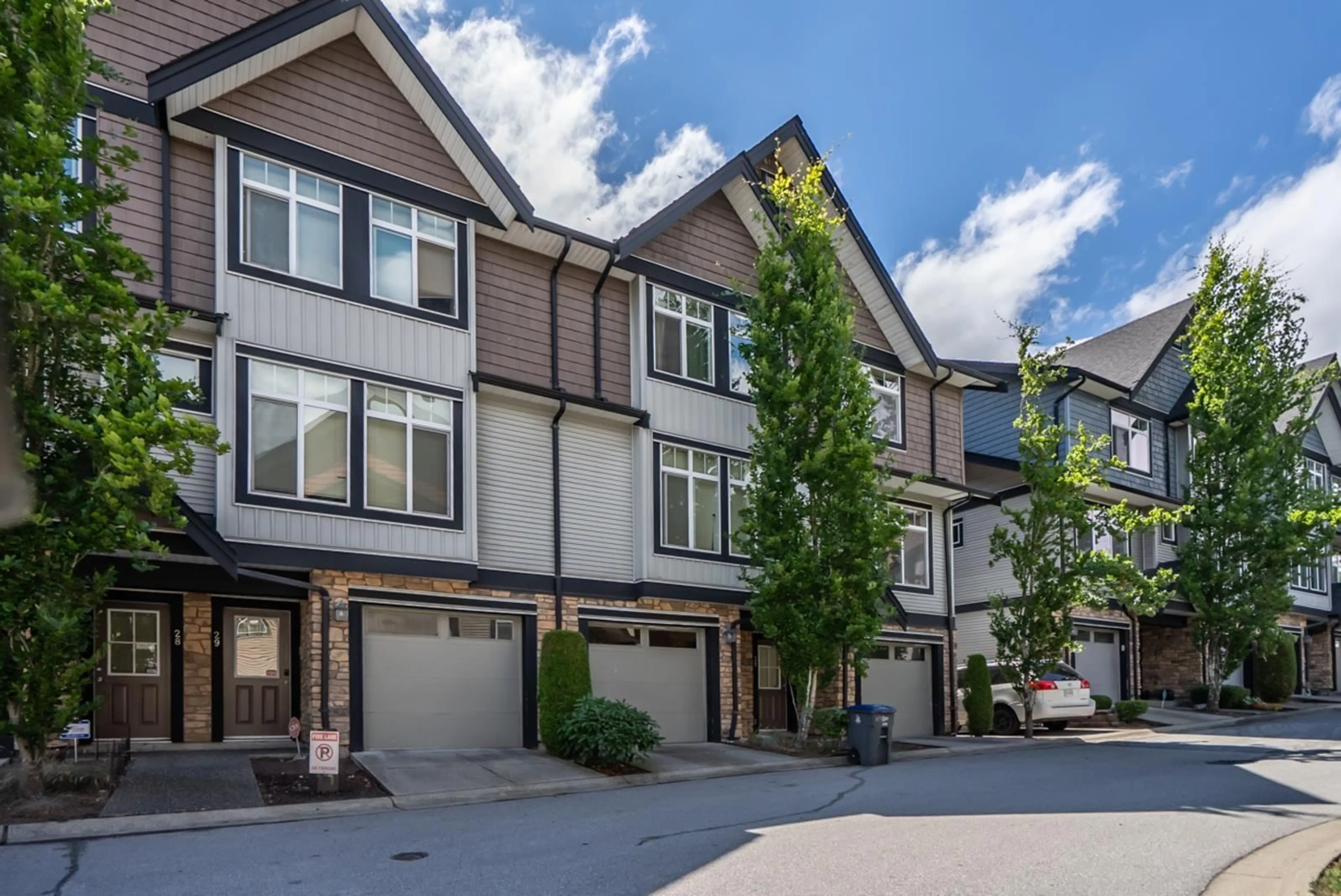 A pic from outside/outdoor area/front of a property/back of a property/a pic from drone, street for 30 - 6299 144 STREET, Surrey British Columbia V3X1A2