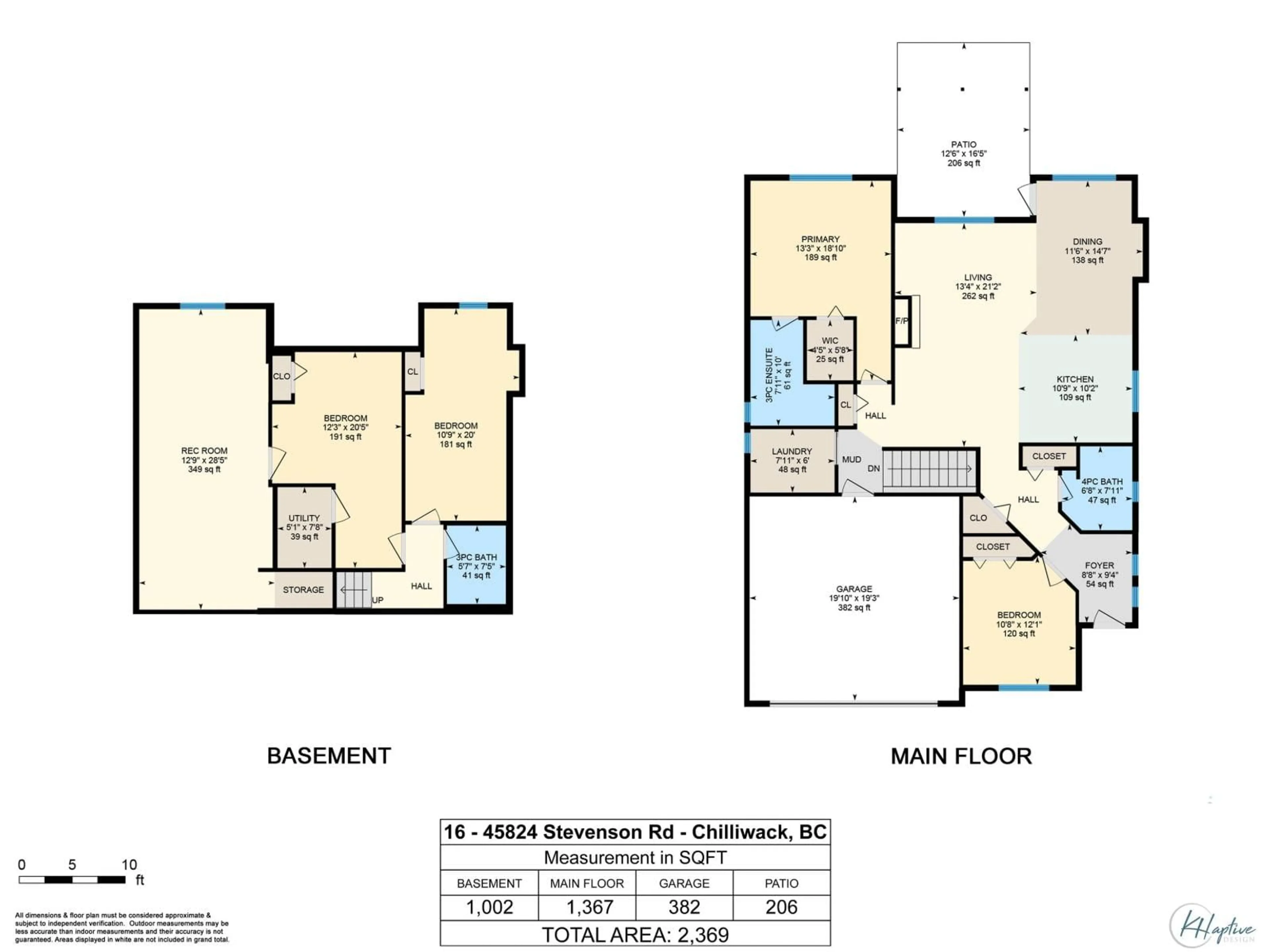 Floor plan for 16 - 45824 STEVENSON ROAD, Chilliwack British Columbia V2R5W5