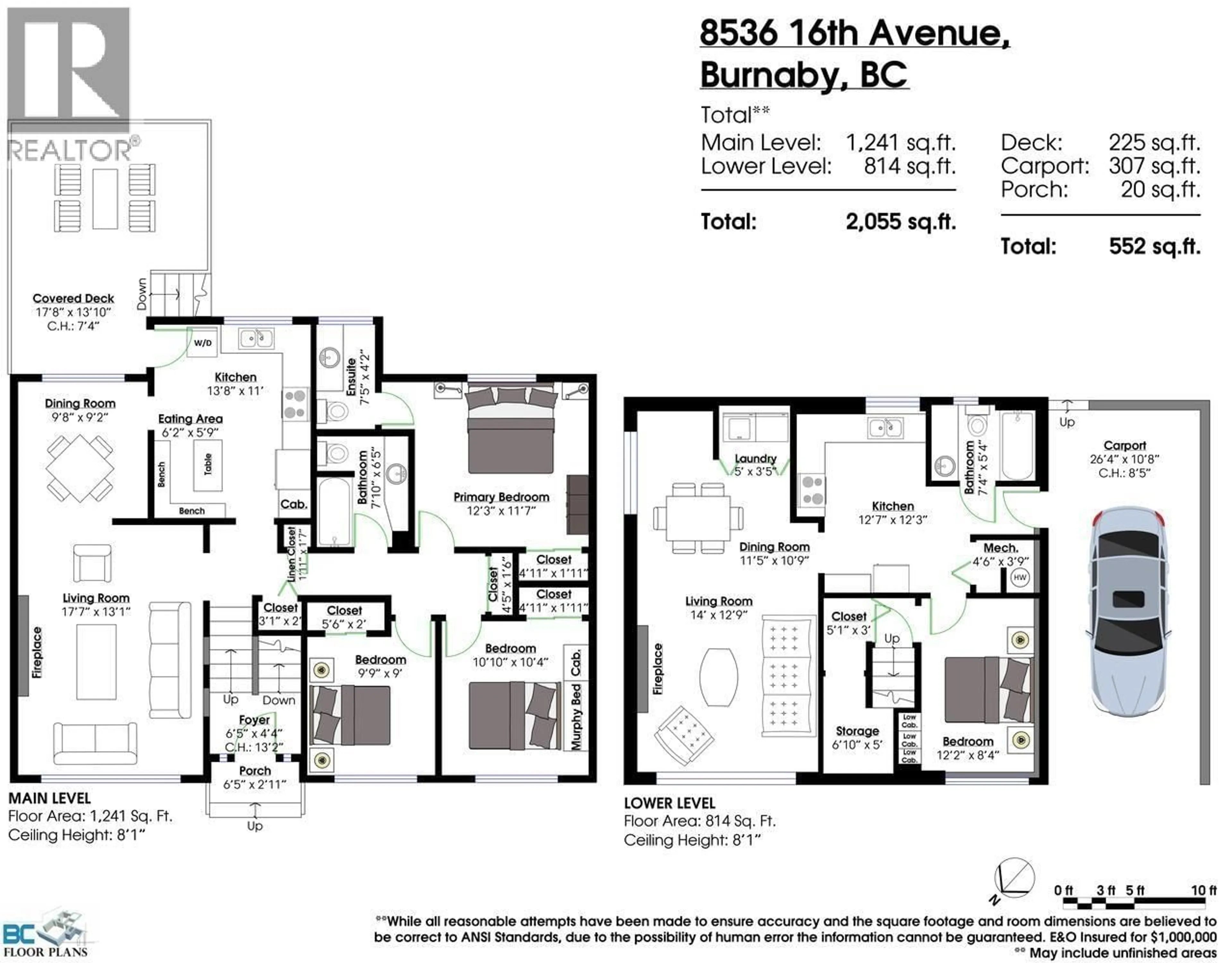 Floor plan for 8536 16TH AVENUE, Burnaby British Columbia V3N1S5