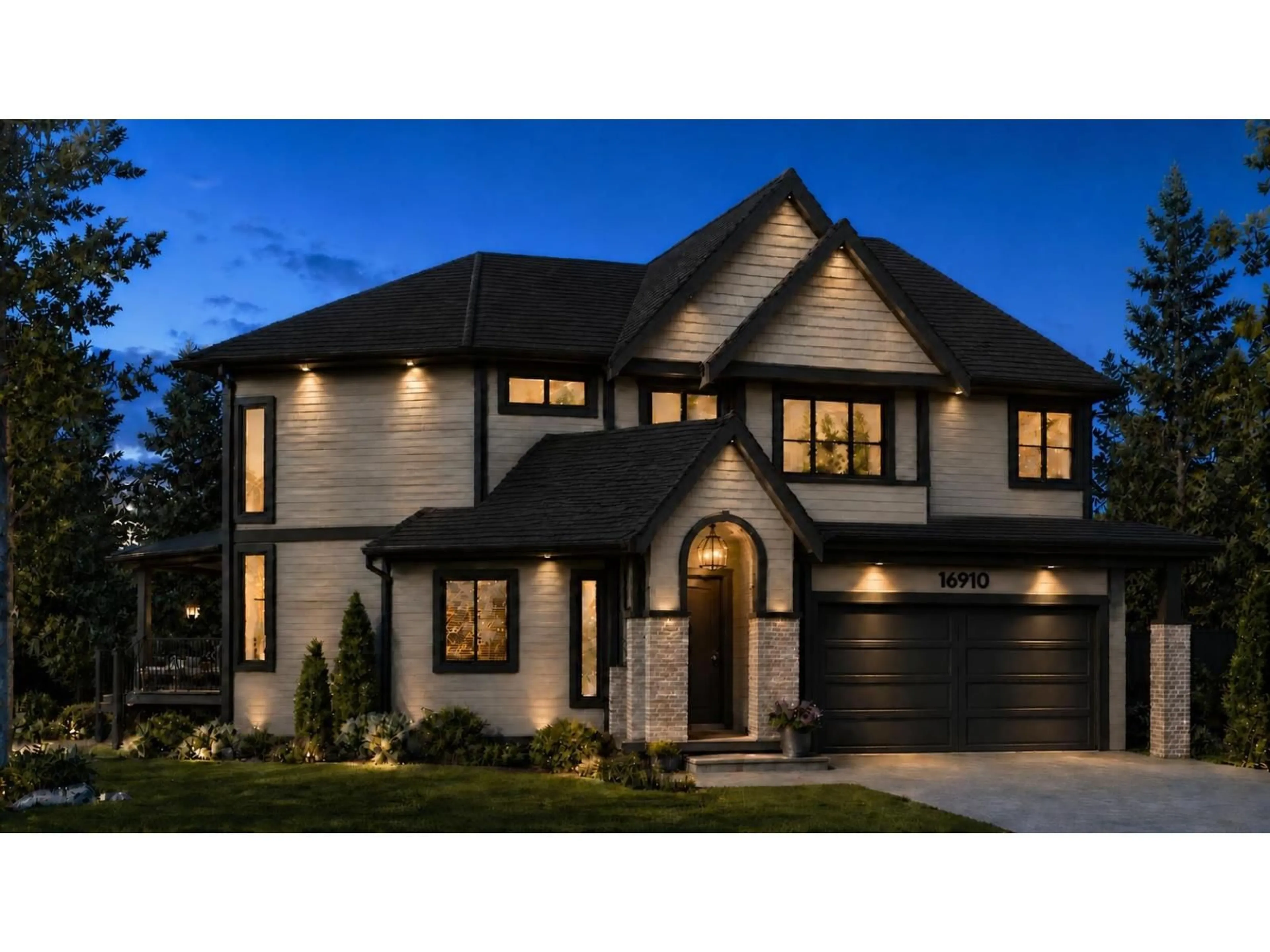 Home with brick exterior material, street for 16910 1 AVENUE, Surrey British Columbia V3Z9N8