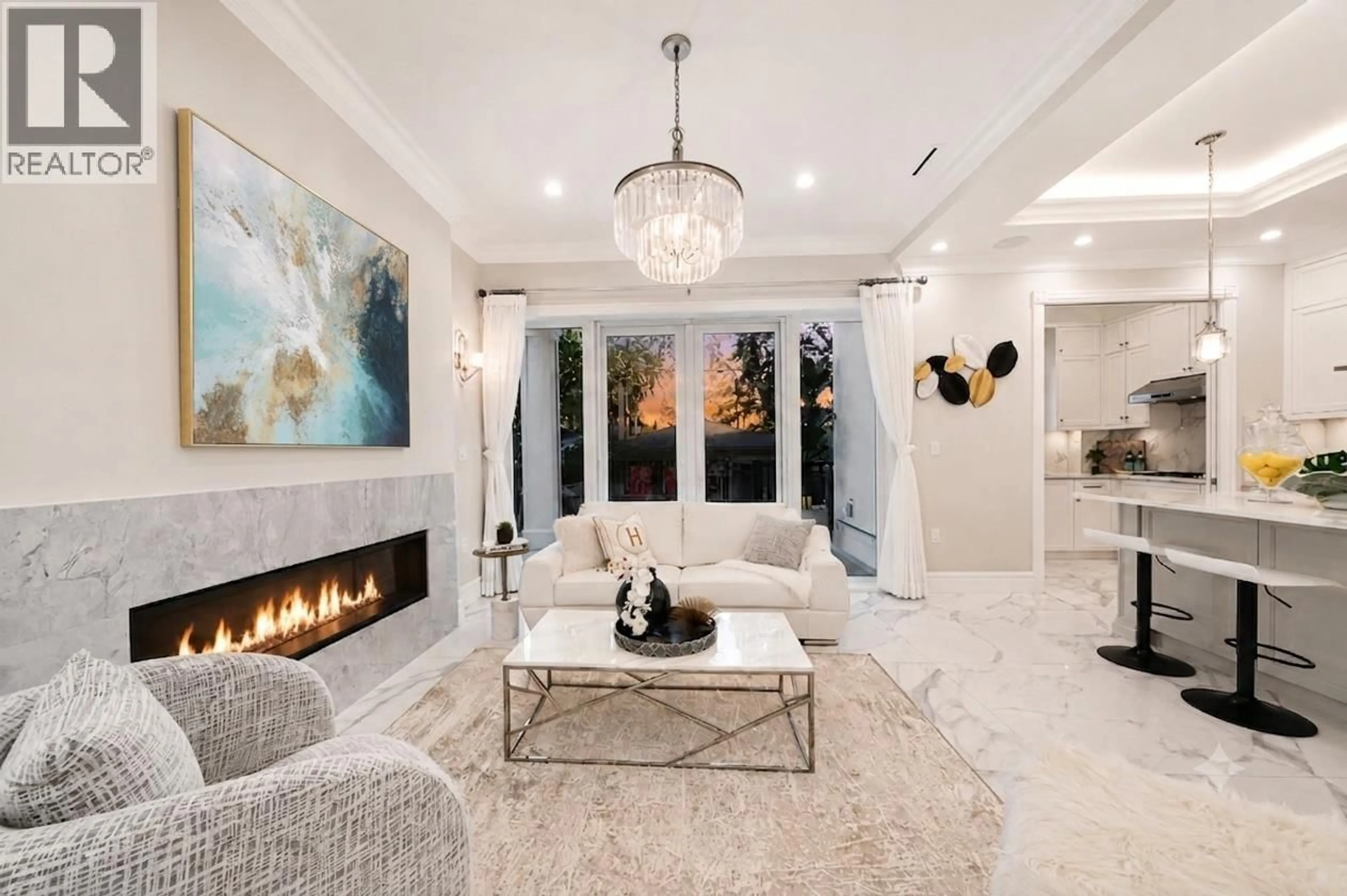 Living room with furniture, ceramic/tile floor for 4627 15TH AVENUE, Vancouver British Columbia V6R3B5