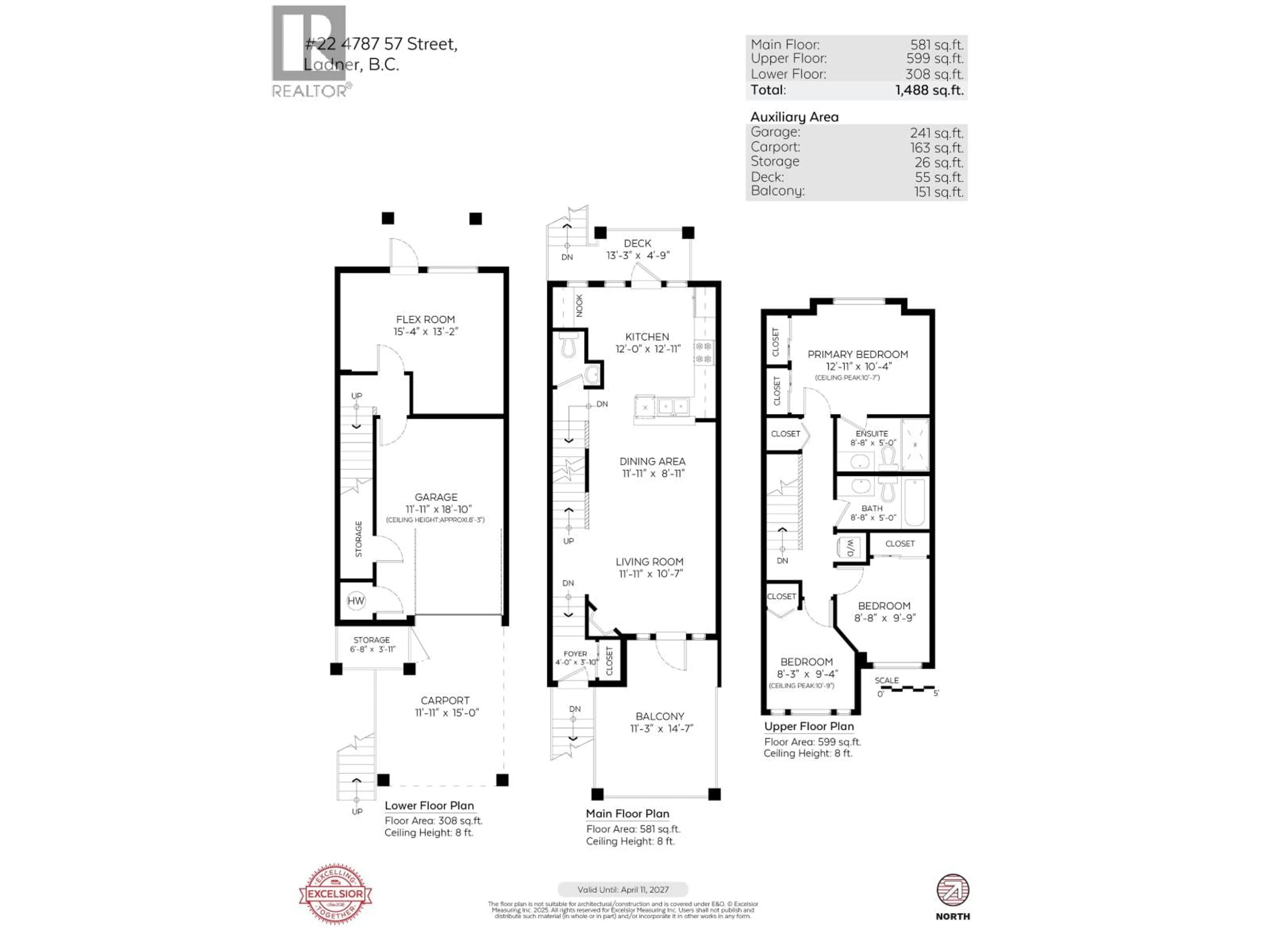 Floor plan for 22 - 4787 57 STREET, Ladner British Columbia V4K4C7