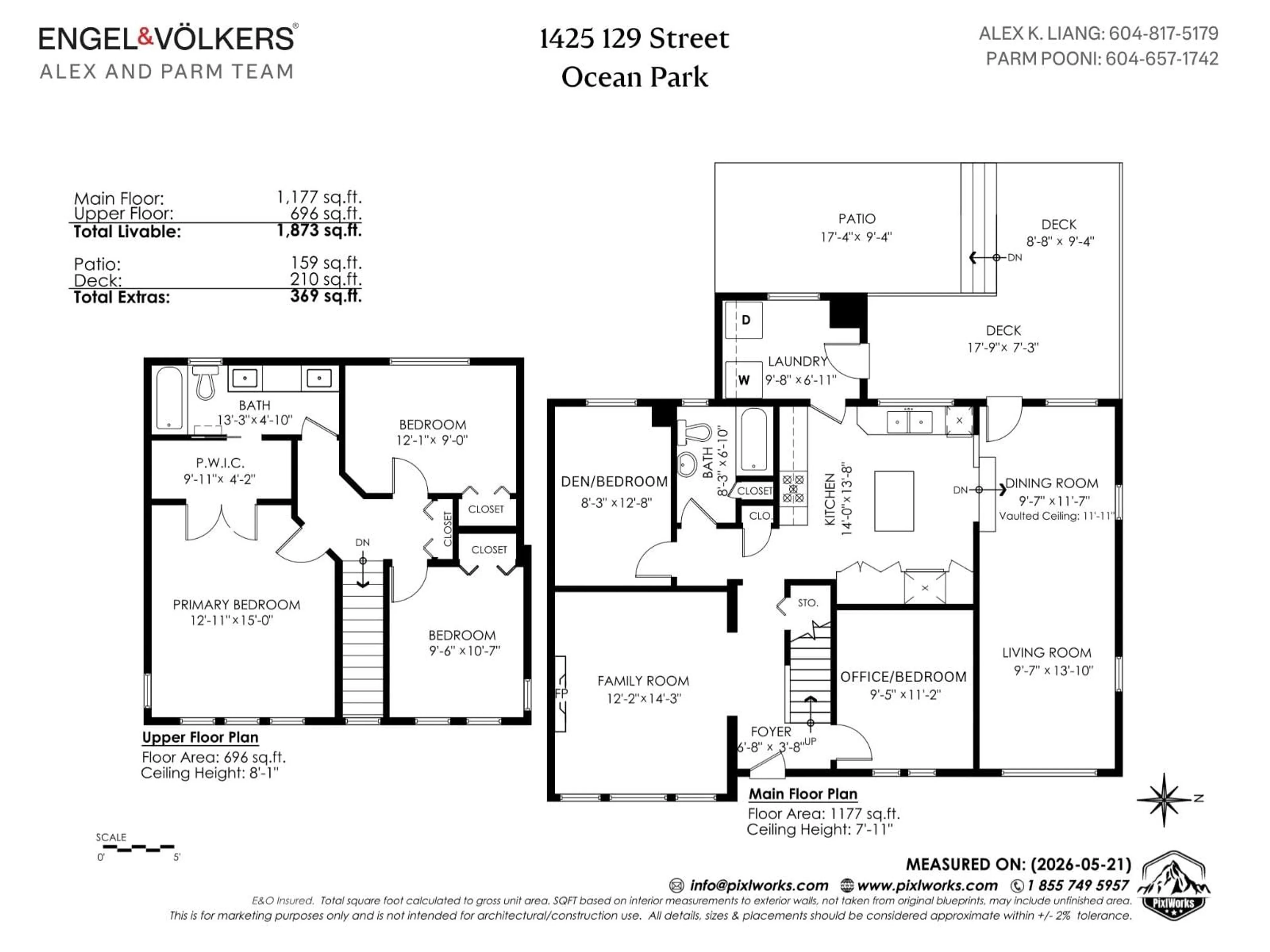 Floor plan for 1425 129 STREET, Surrey British Columbia V4A3X9