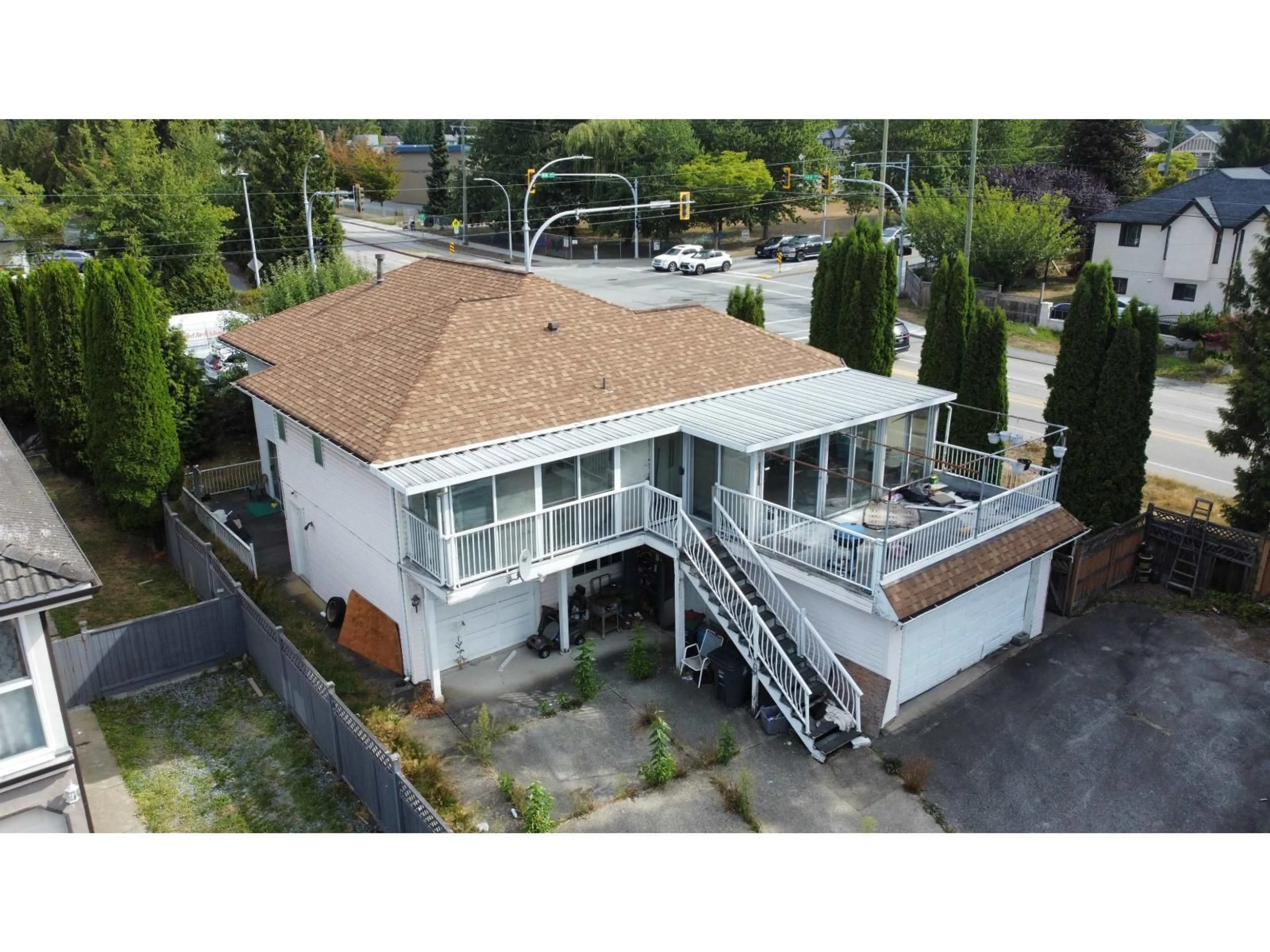 A pic from outside/outdoor area/front of a property/back of a property/a pic from drone, building for 8789 144 STREET, Surrey British Columbia V3S2S5