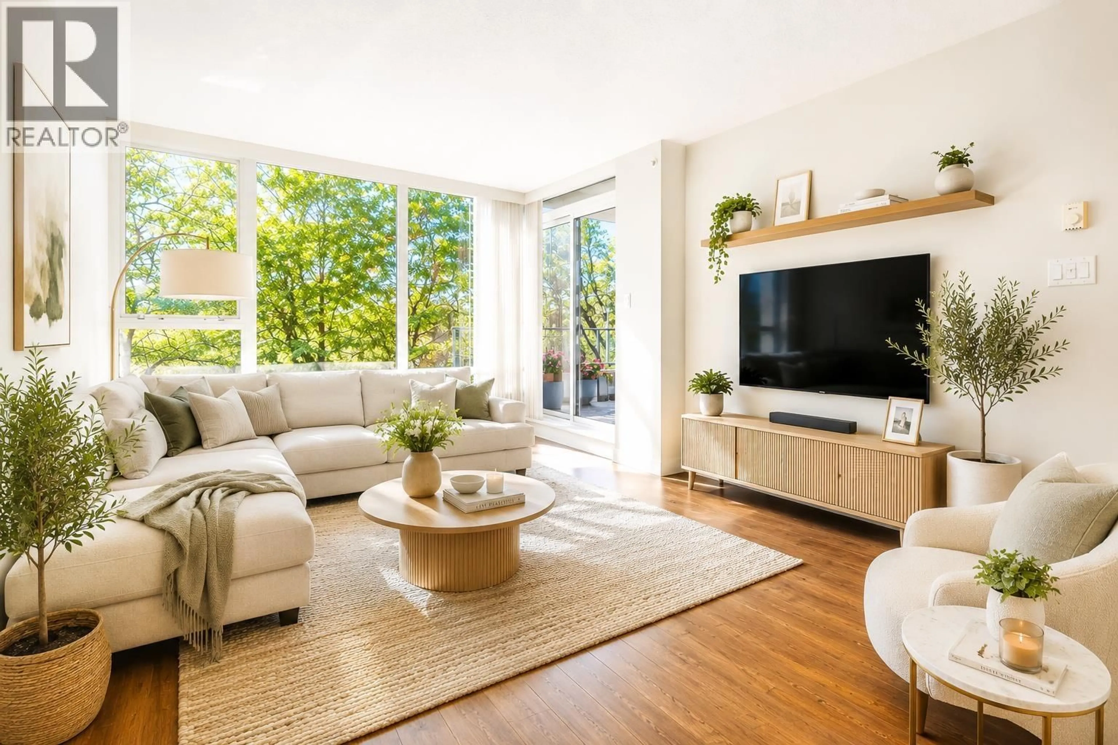 Living room with furniture, unknown for 307 - 9171 FERNDALE ROAD, Richmond British Columbia V6Y0A5