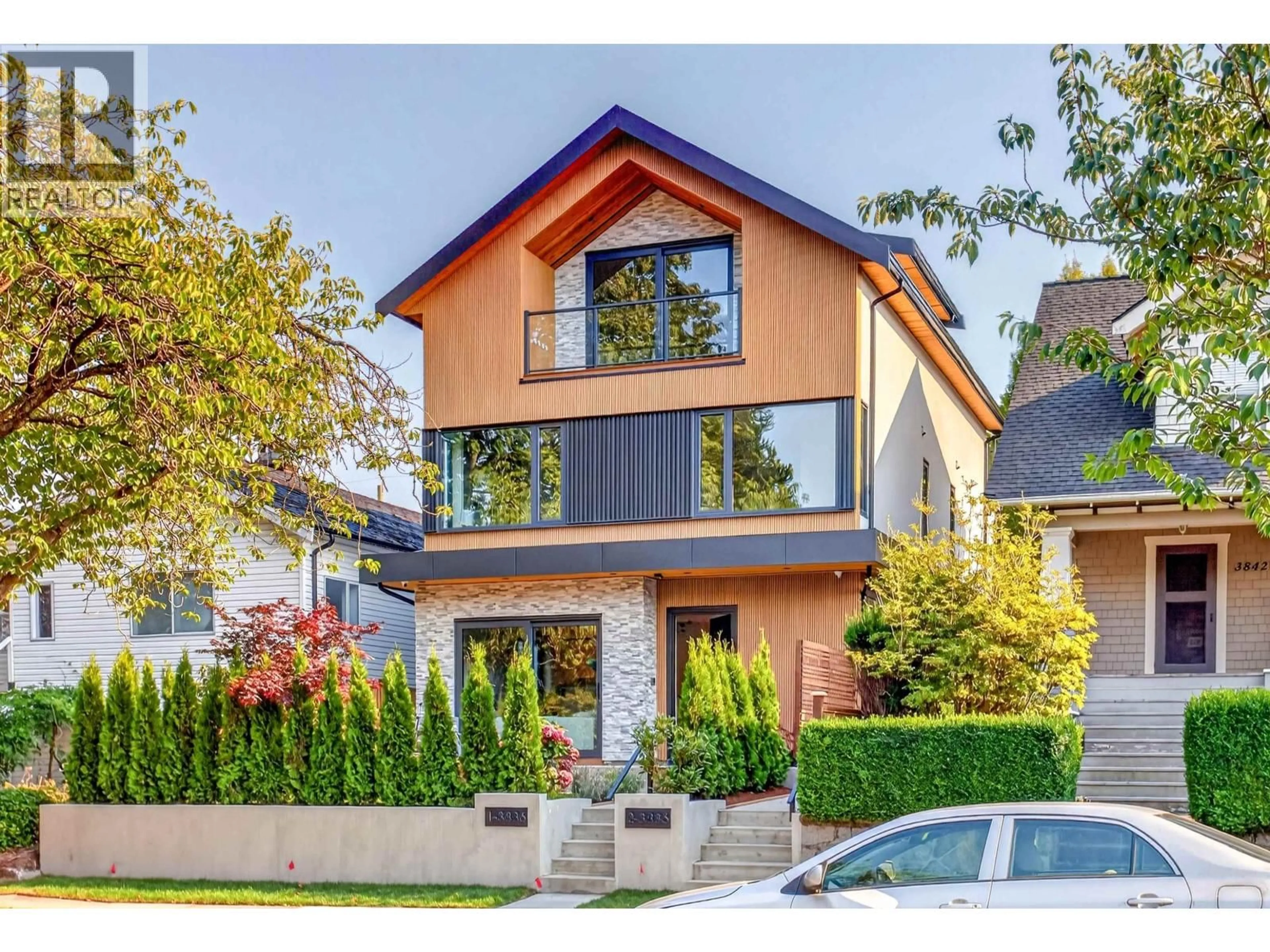 Home with brick exterior material, street for 2 - 3836 21ST AVENUE, Vancouver British Columbia V6S1H4