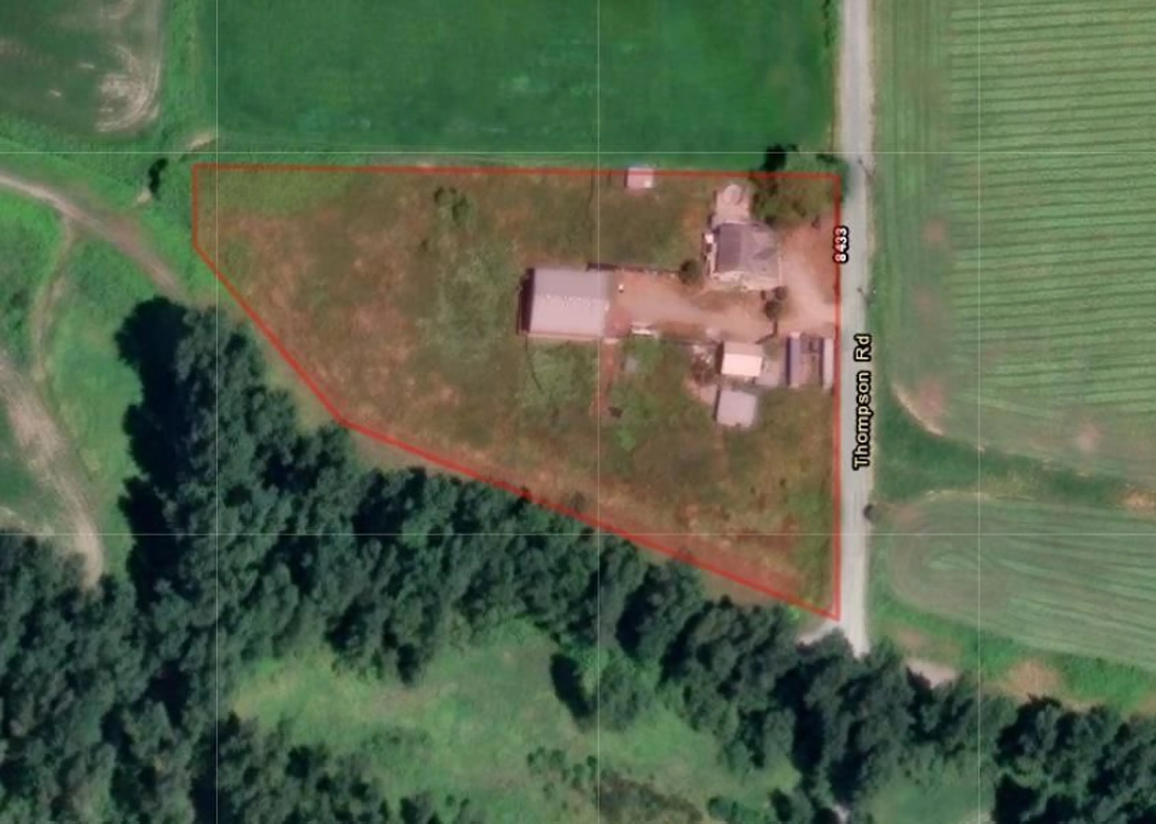 A pic from outside/outdoor area/front of a property/back of a property/a pic from drone, building for 8309 THOMPSON ROAD, Mission British Columbia V0M1G0