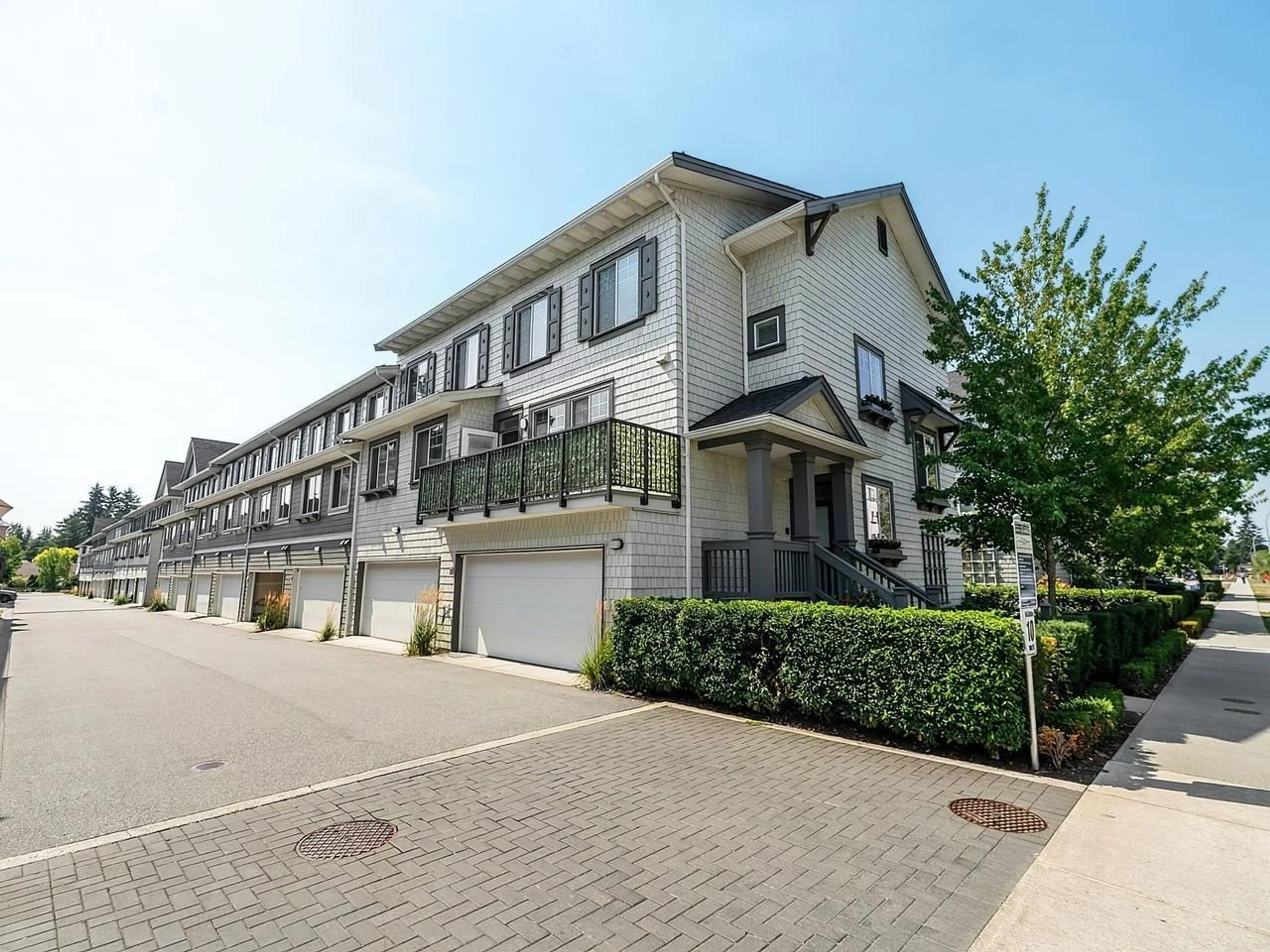 A pic from outside/outdoor area/front of a property/back of a property/a pic from drone, street for 109 - 15850 85 AVENUE, Surrey British Columbia V4N6W2