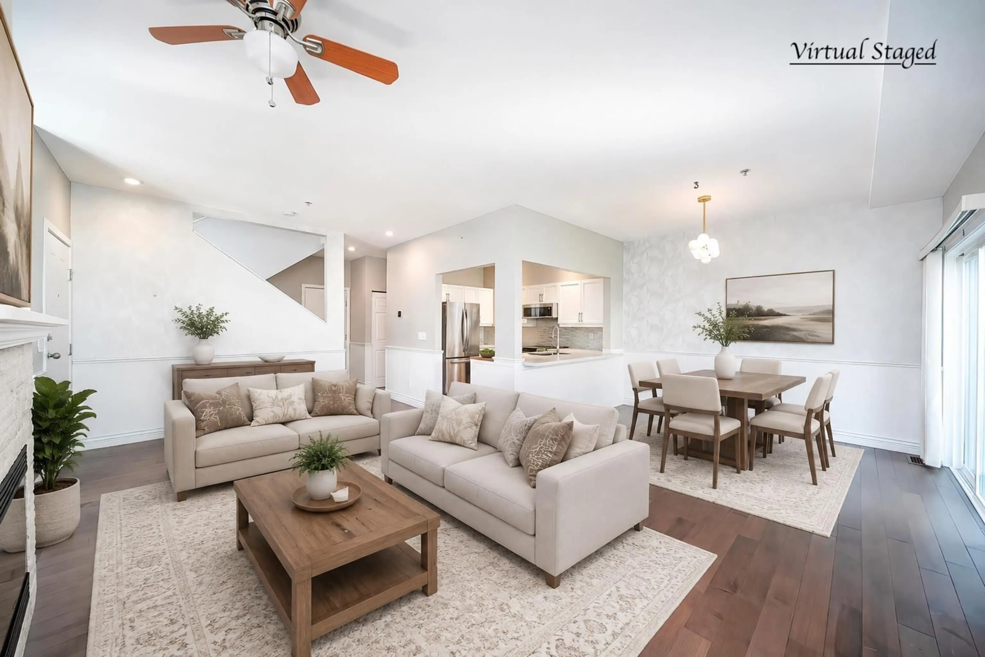 Living room with furniture, unknown for 24 - 8568 209 STREET, Langley British Columbia V1M4C4