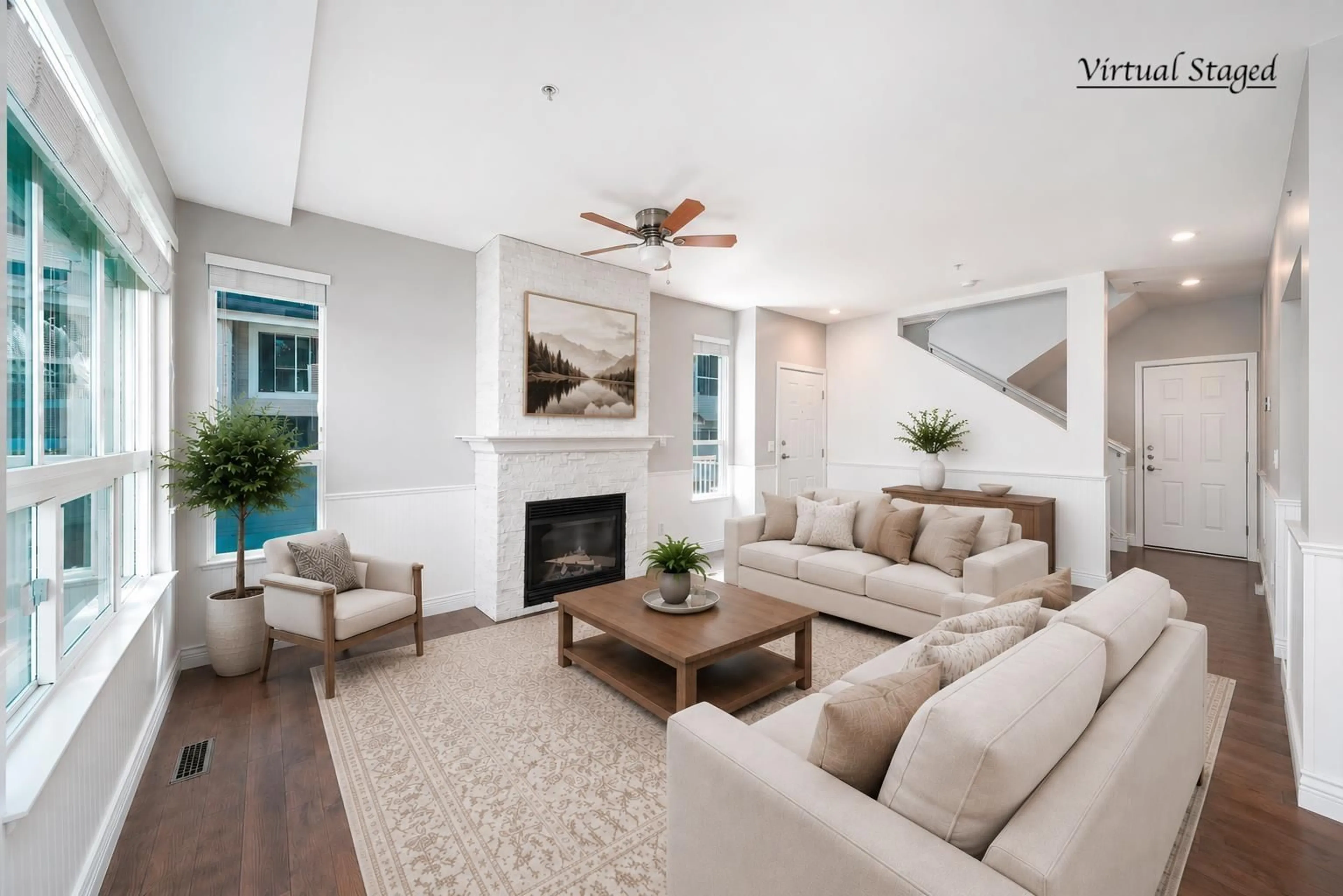 Living room with furniture, unknown for 24 - 8568 209 STREET, Langley British Columbia V1M4C4