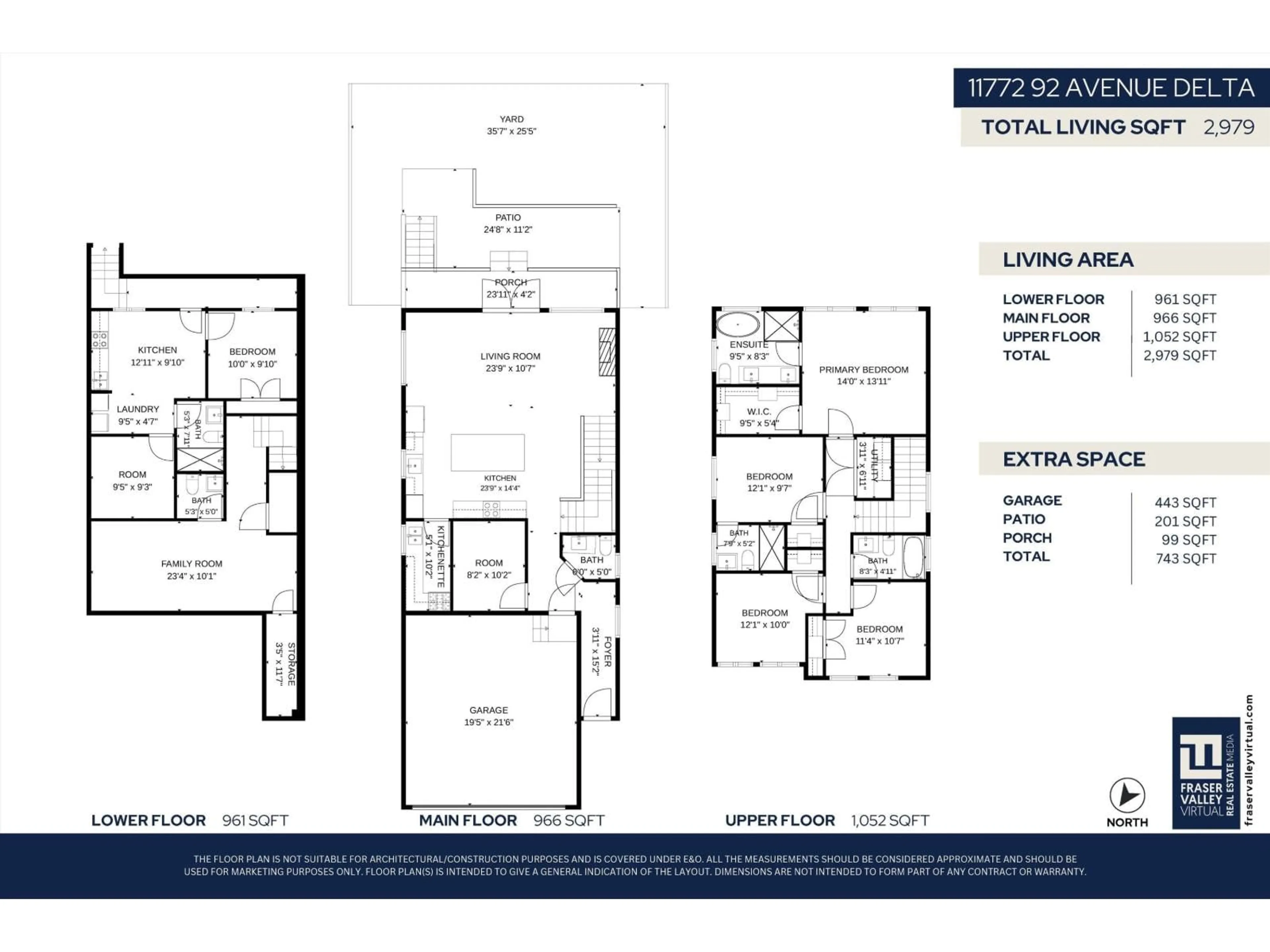 Floor plan for 11772 92 AVENUE, Delta British Columbia V4C3L4