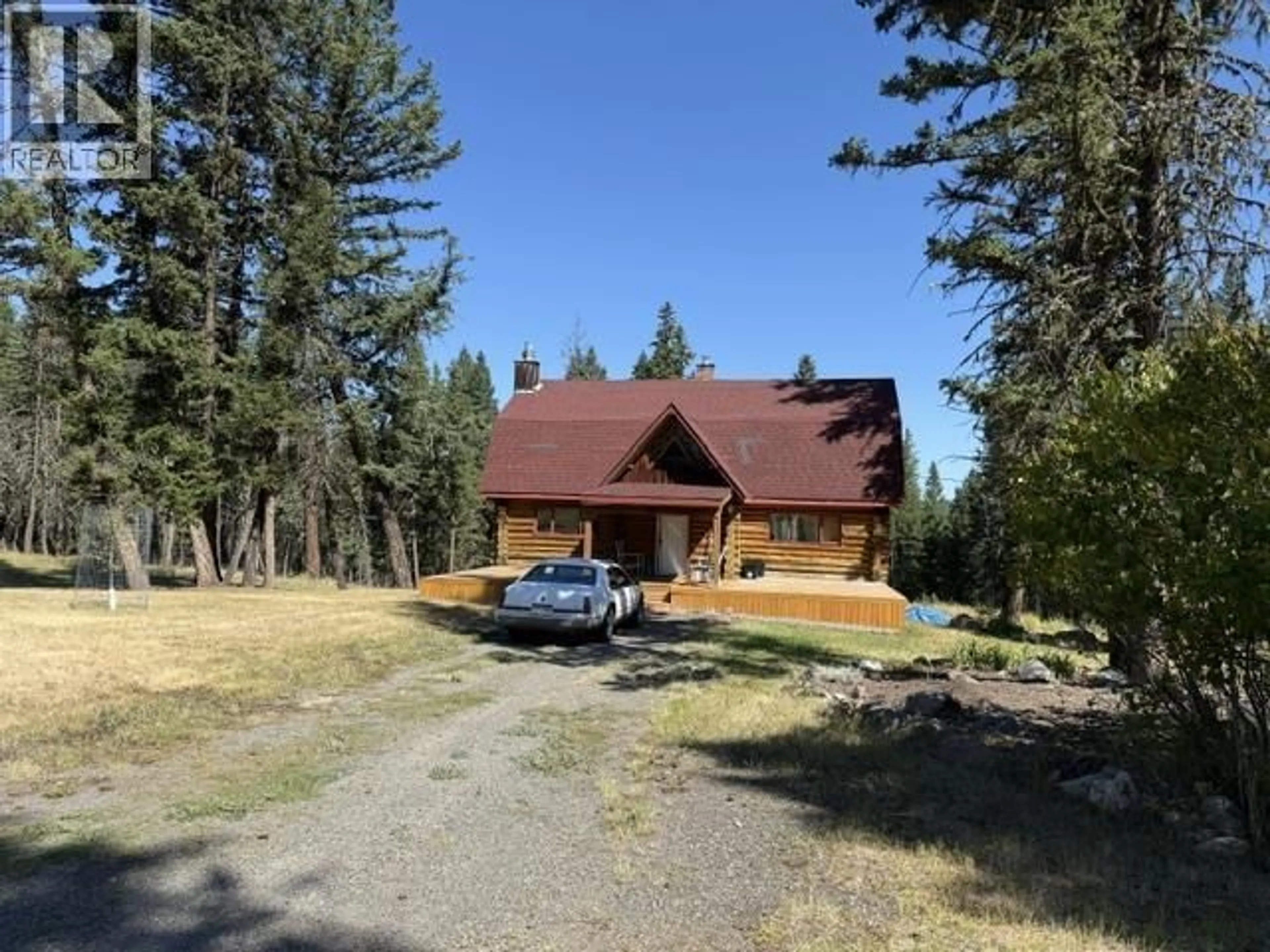 A pic from outside/outdoor area/front of a property/back of a property/a pic from drone, mountain view for 1453 FLETT ROAD, Williams Lake British Columbia V2G4W9