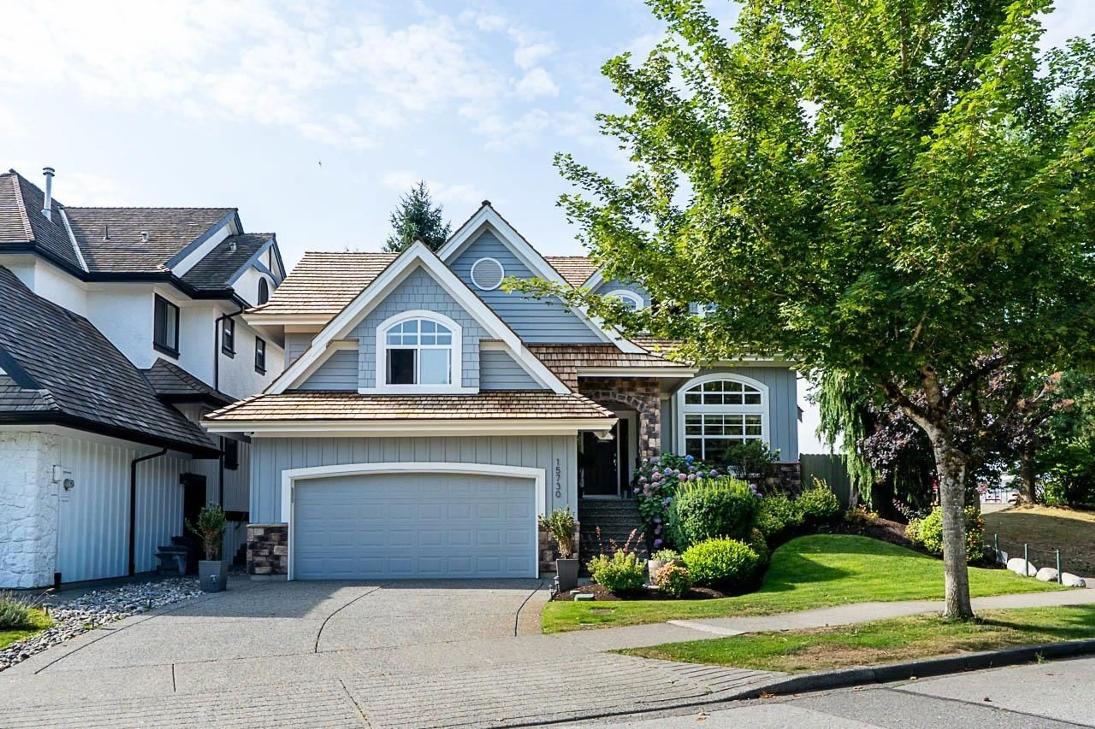 Home with vinyl exterior material, street for 15730 34 AVENUE, Surrey British Columbia V3Z3Y4