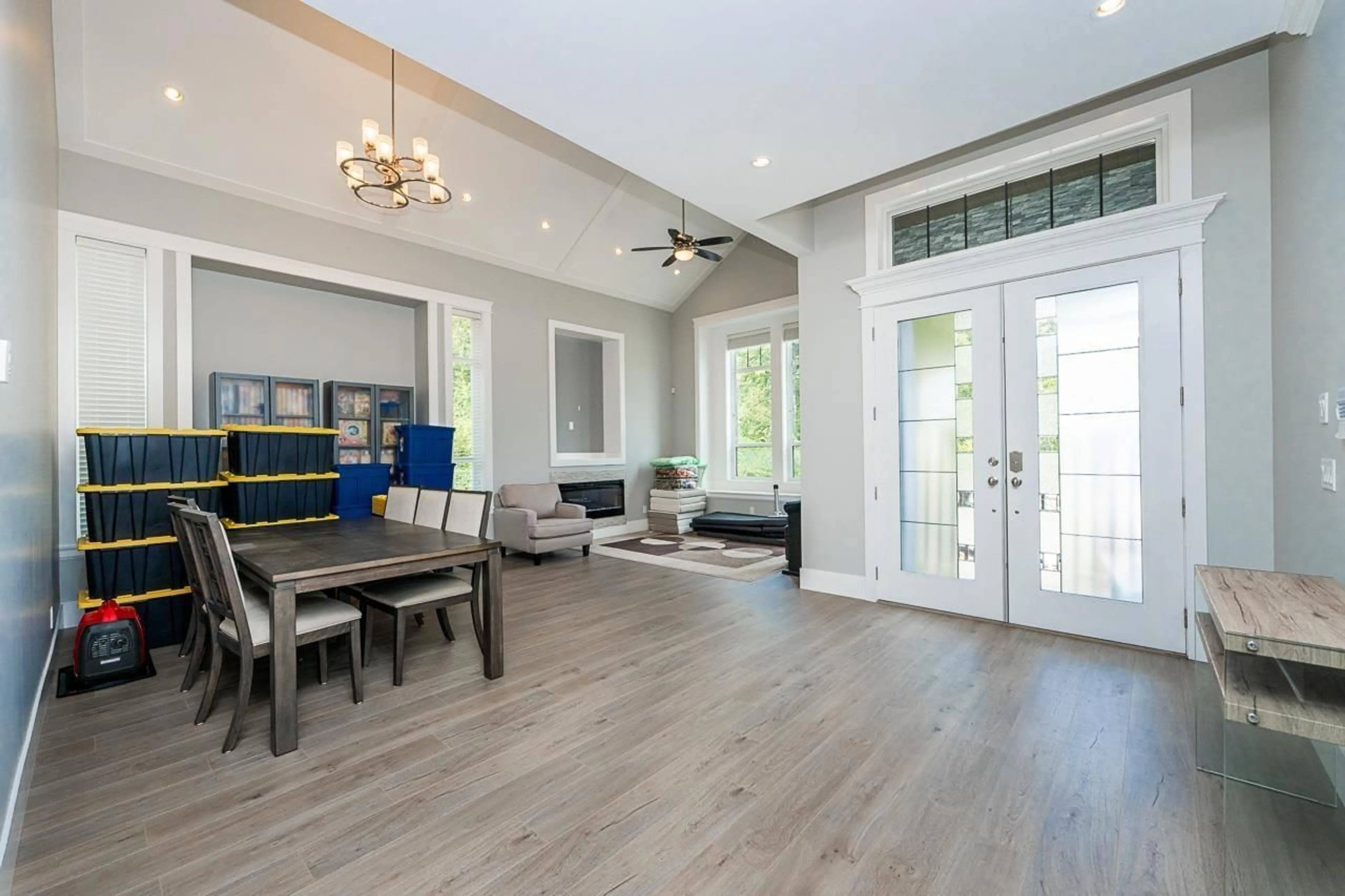 Living room with furniture, wood/laminate floor for 14516 110A AVENUE, Surrey British Columbia V3R2B5