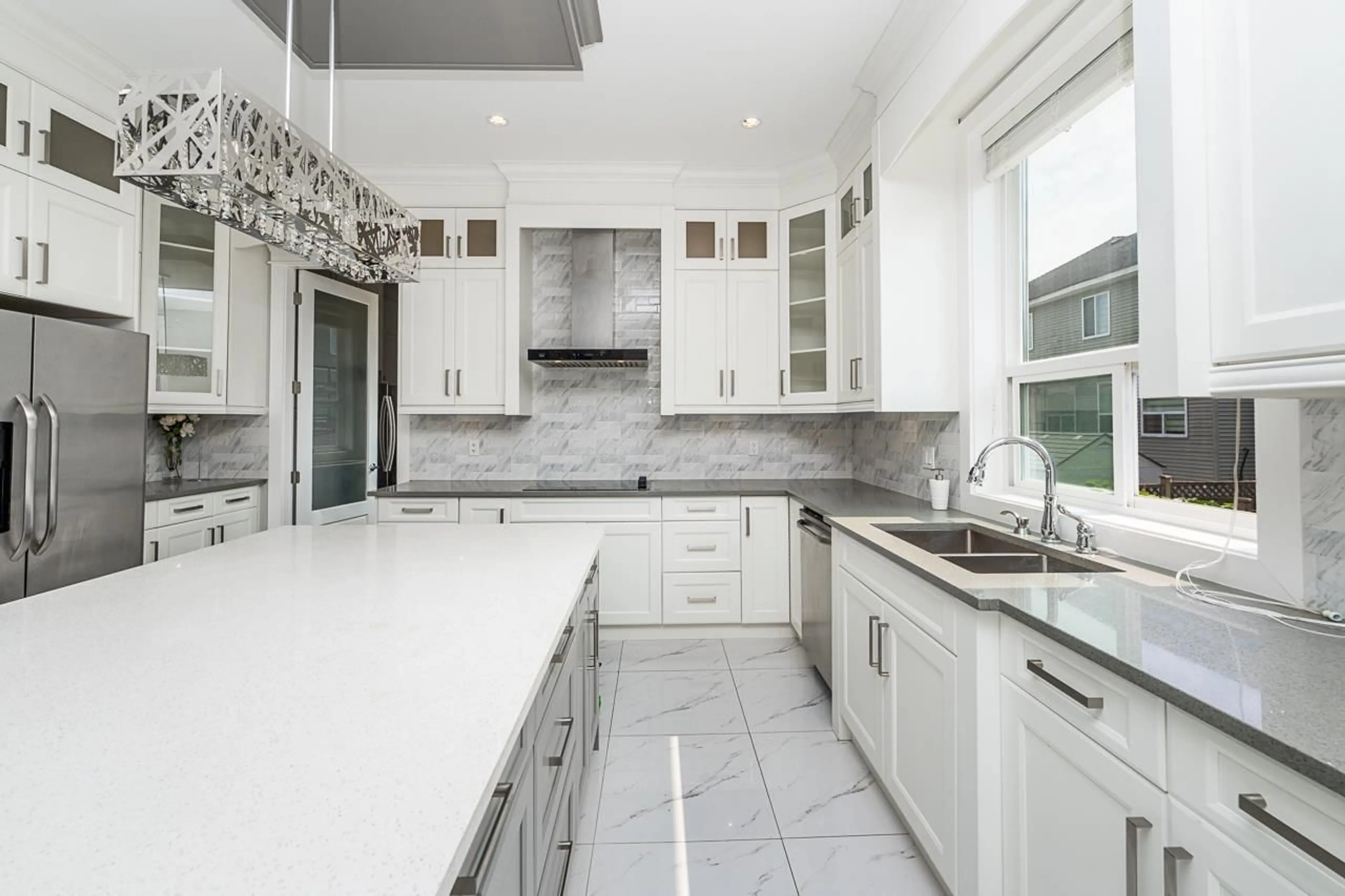Contemporary kitchen, ceramic/tile floor for 14516 110A AVENUE, Surrey British Columbia V3R2B5