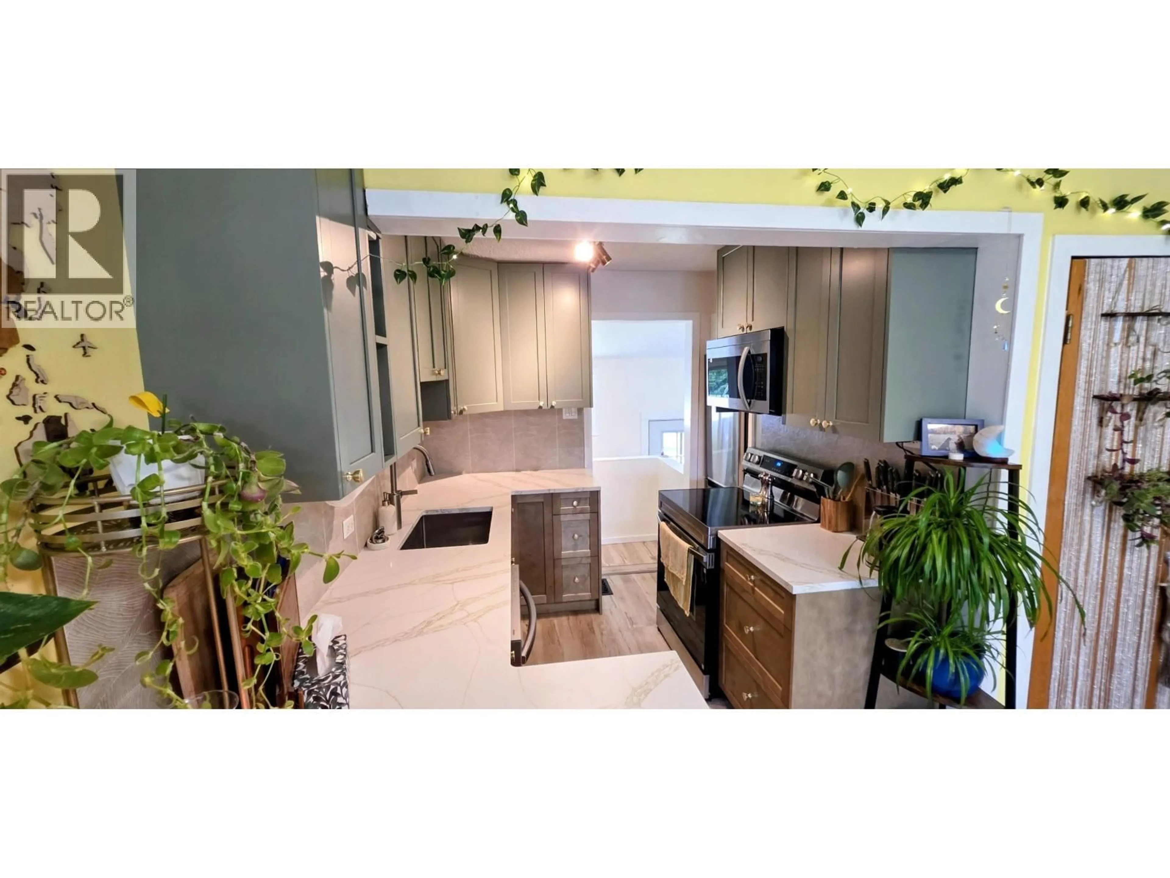 Open concept kitchen, ceramic/tile floor for 2294 MARIO PLACE, Prince George British Columbia V2K3K1