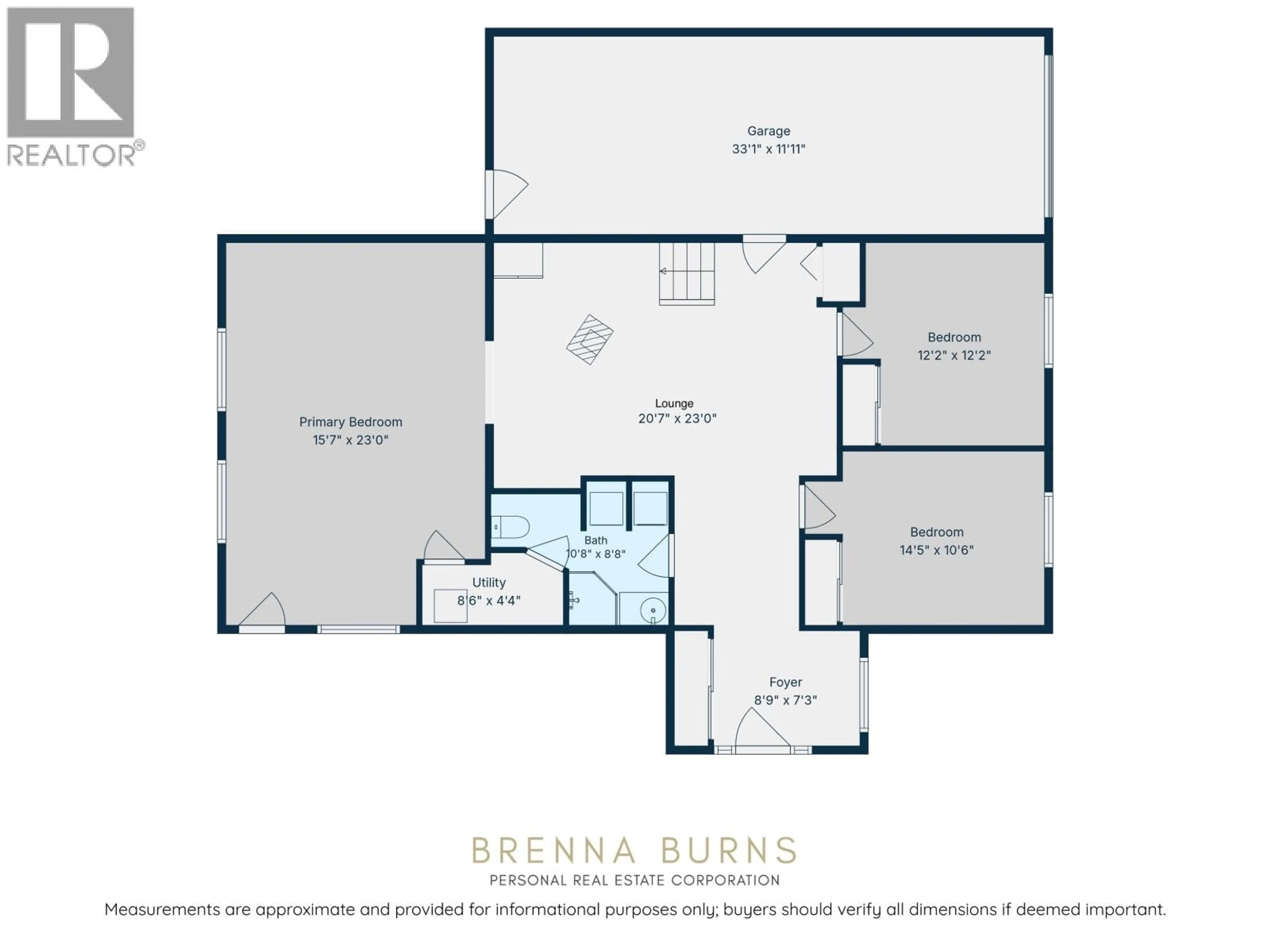 Floor plan for 13603 WOLSEY SUBDIV, Fort St. John British Columbia V1J8L6