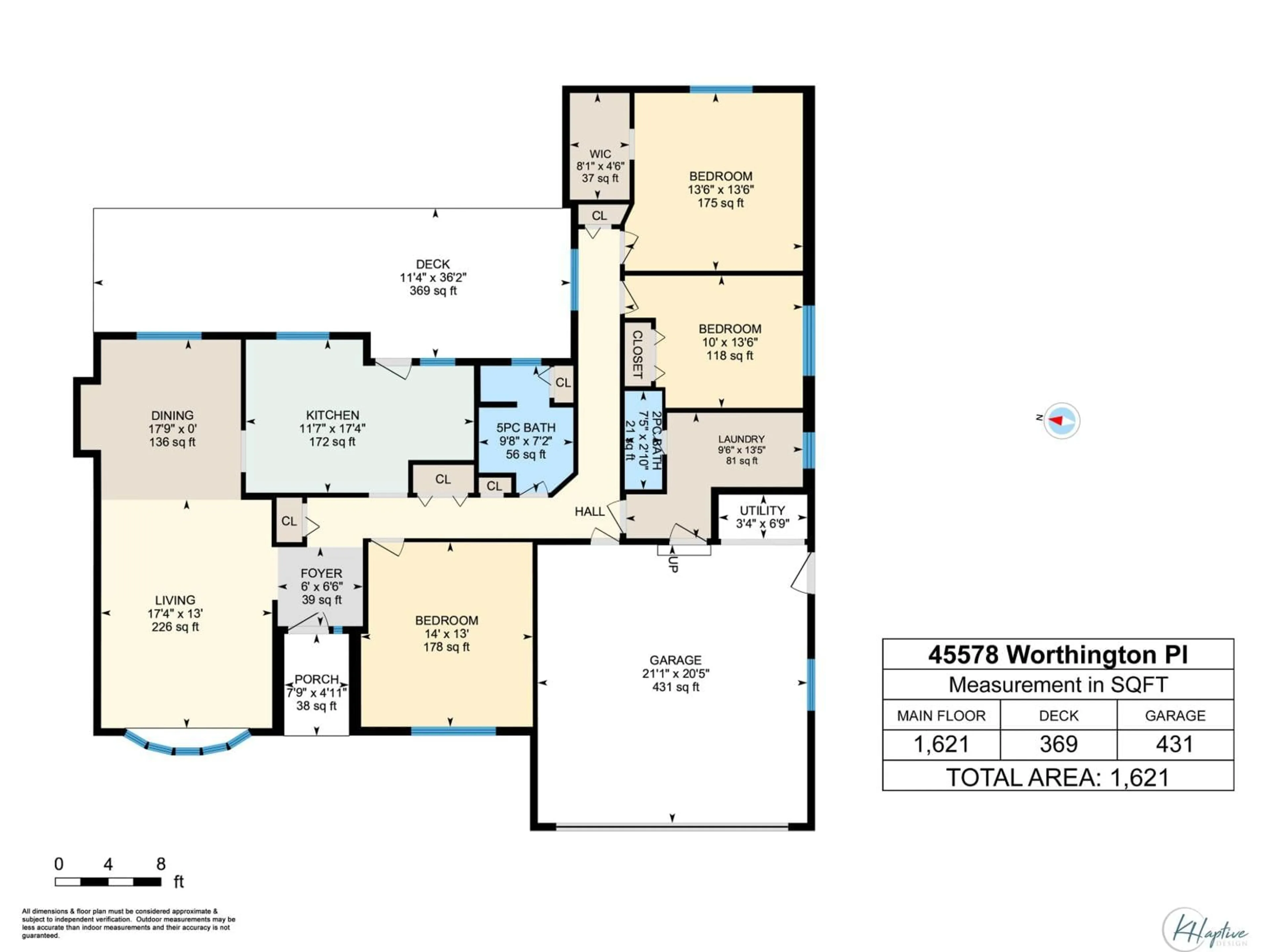 Floor plan for 45578 WORTHINGTON PLACE, Chilliwack British Columbia V2R1N6