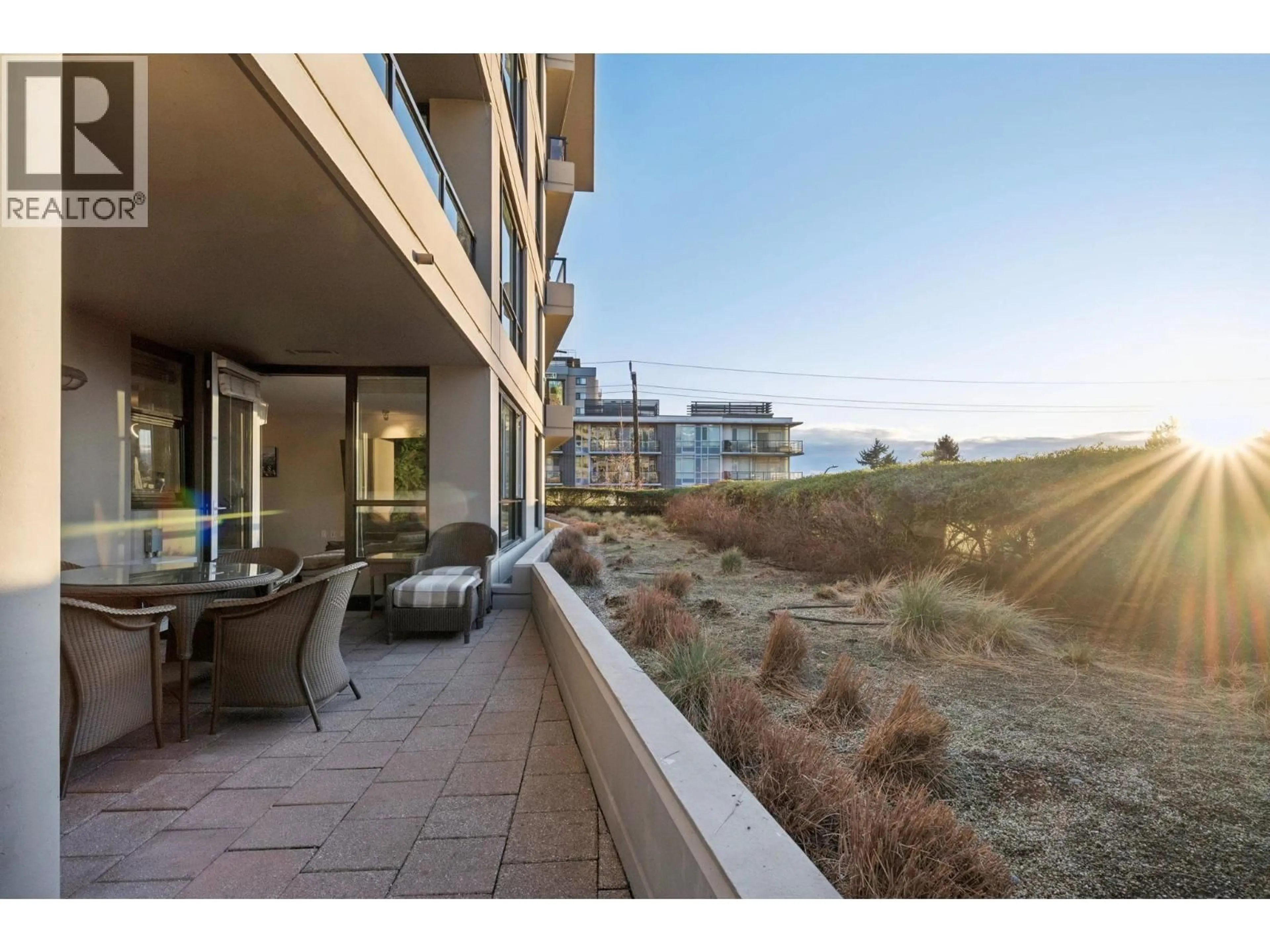 Patio, water/lake/river/ocean view for 308 - 160 3RD STREET, North Vancouver British Columbia V7M0A9