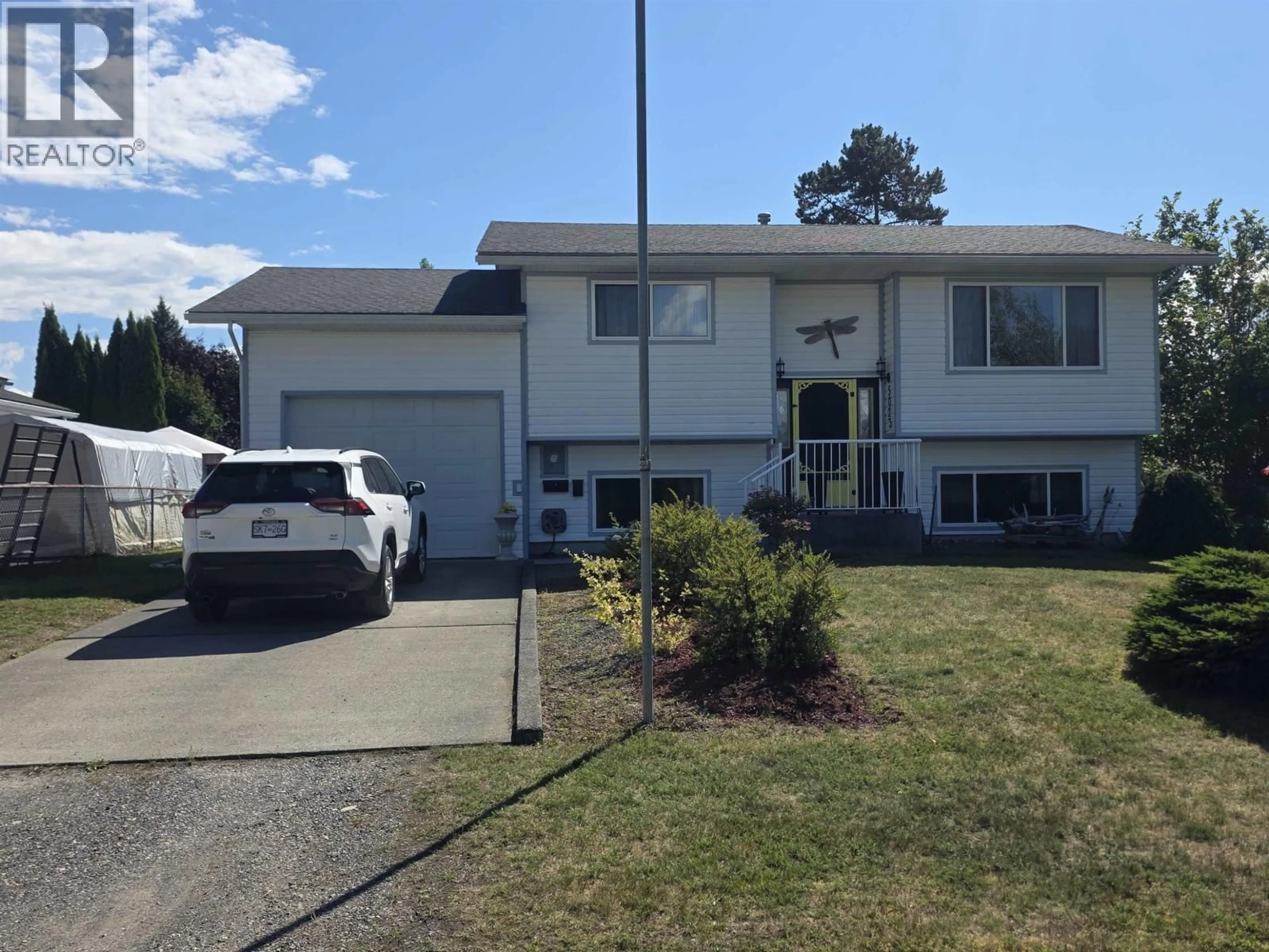 Home with vinyl exterior material, street for 5023 POHLE AVENUE, Terrace British Columbia V8G1J6