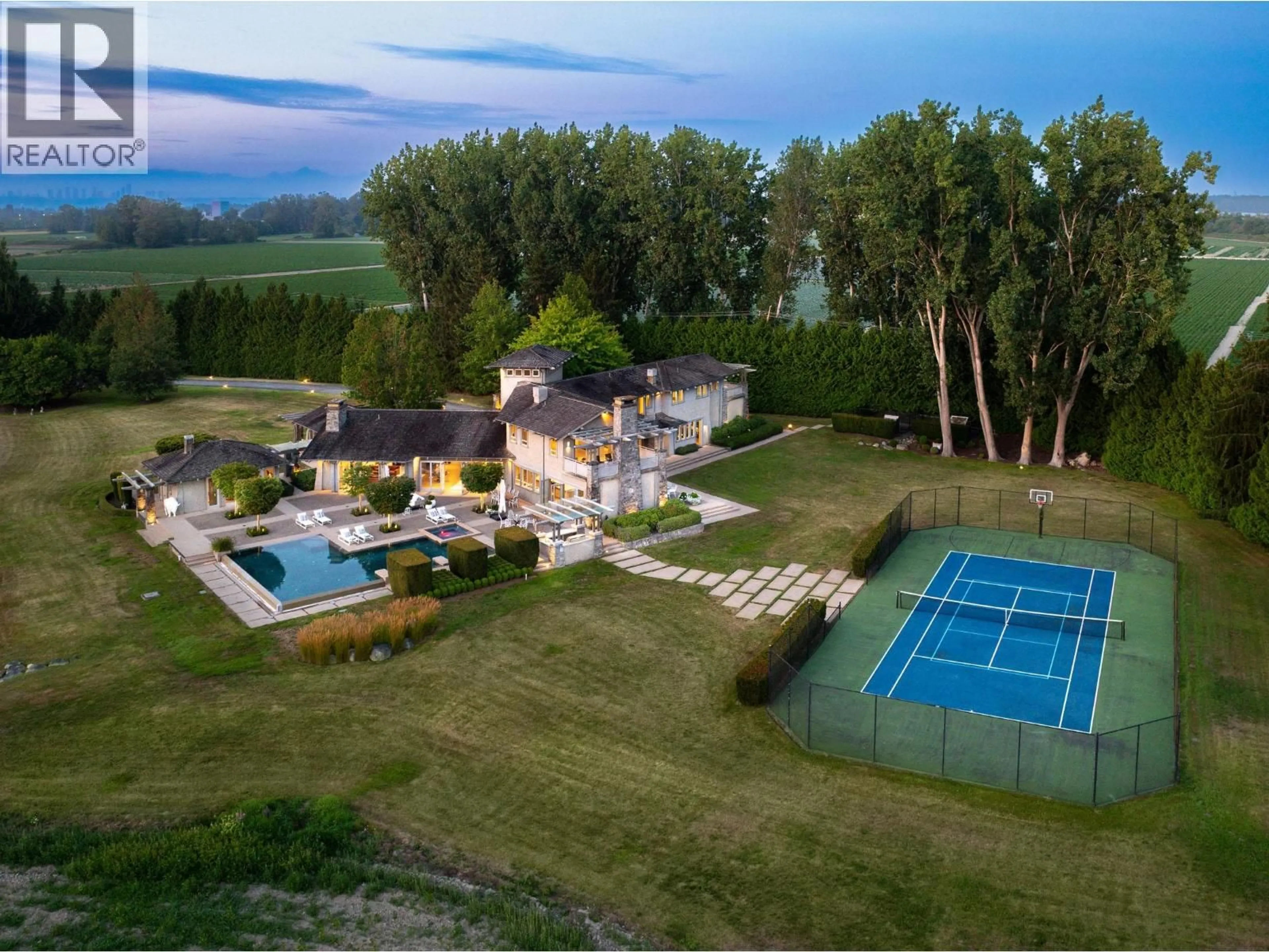 A pic from outside/outdoor area/front of a property/back of a property/a pic from drone, water/lake/river/ocean view for 12831 NO. 4 ROAD, Richmond British Columbia V7A3A2