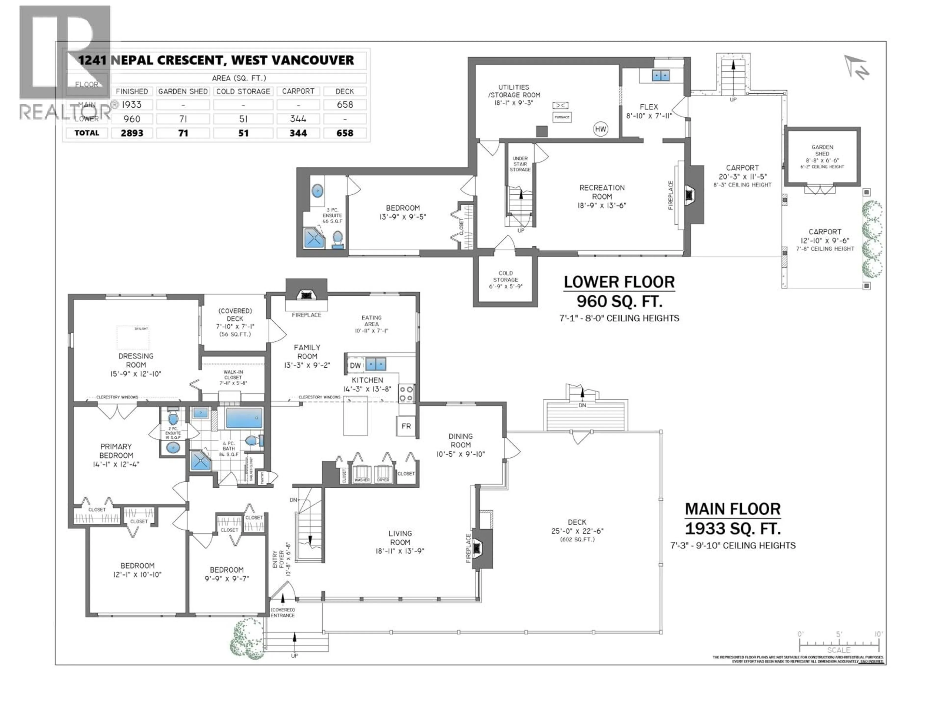 Floor plan for 1241 NEPAL CRESCENT, West Vancouver British Columbia V7T2H4
