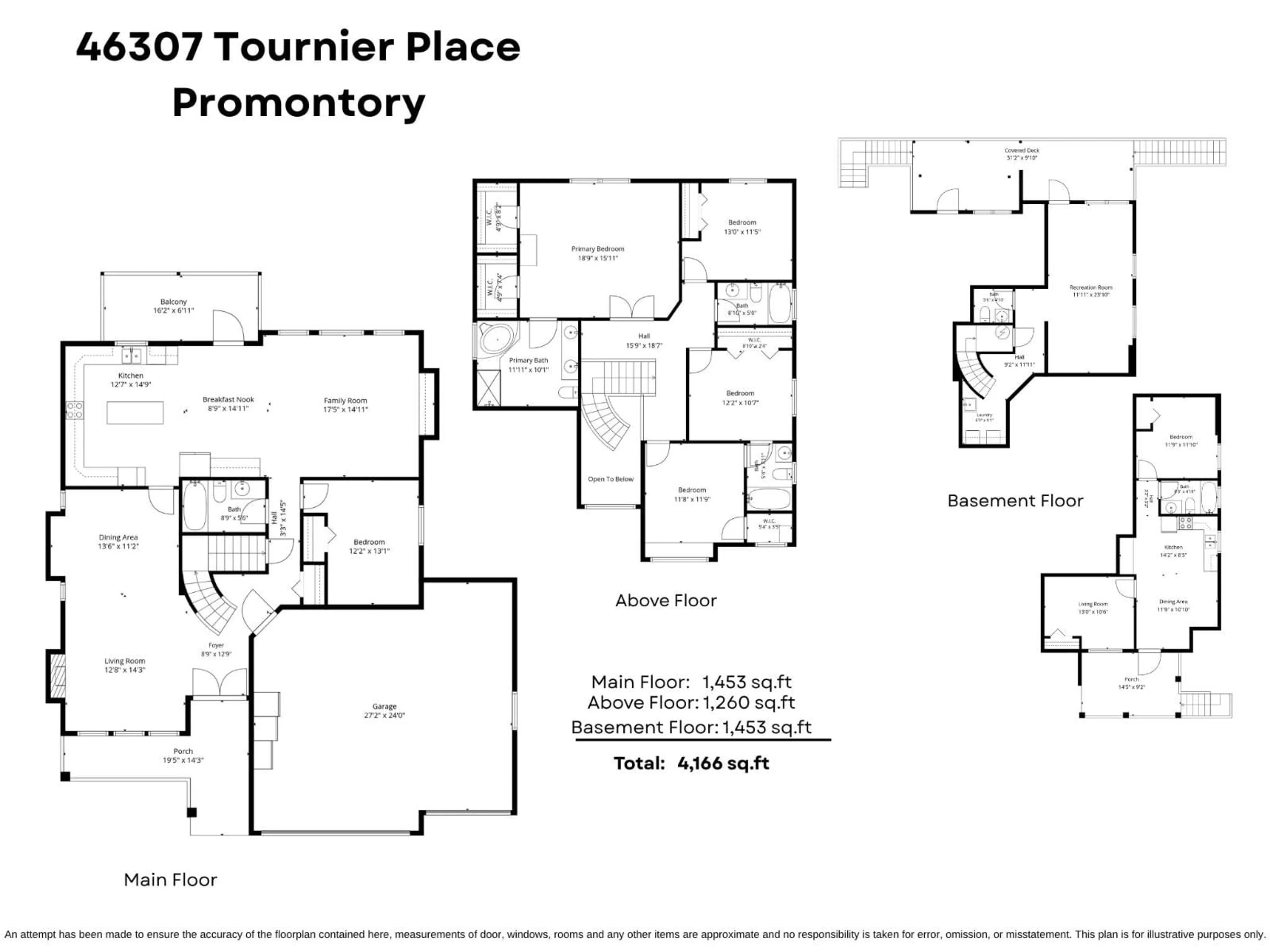 Floor plan for 46307 TOURNIER PLACE, Chilliwack British Columbia V2R6A2