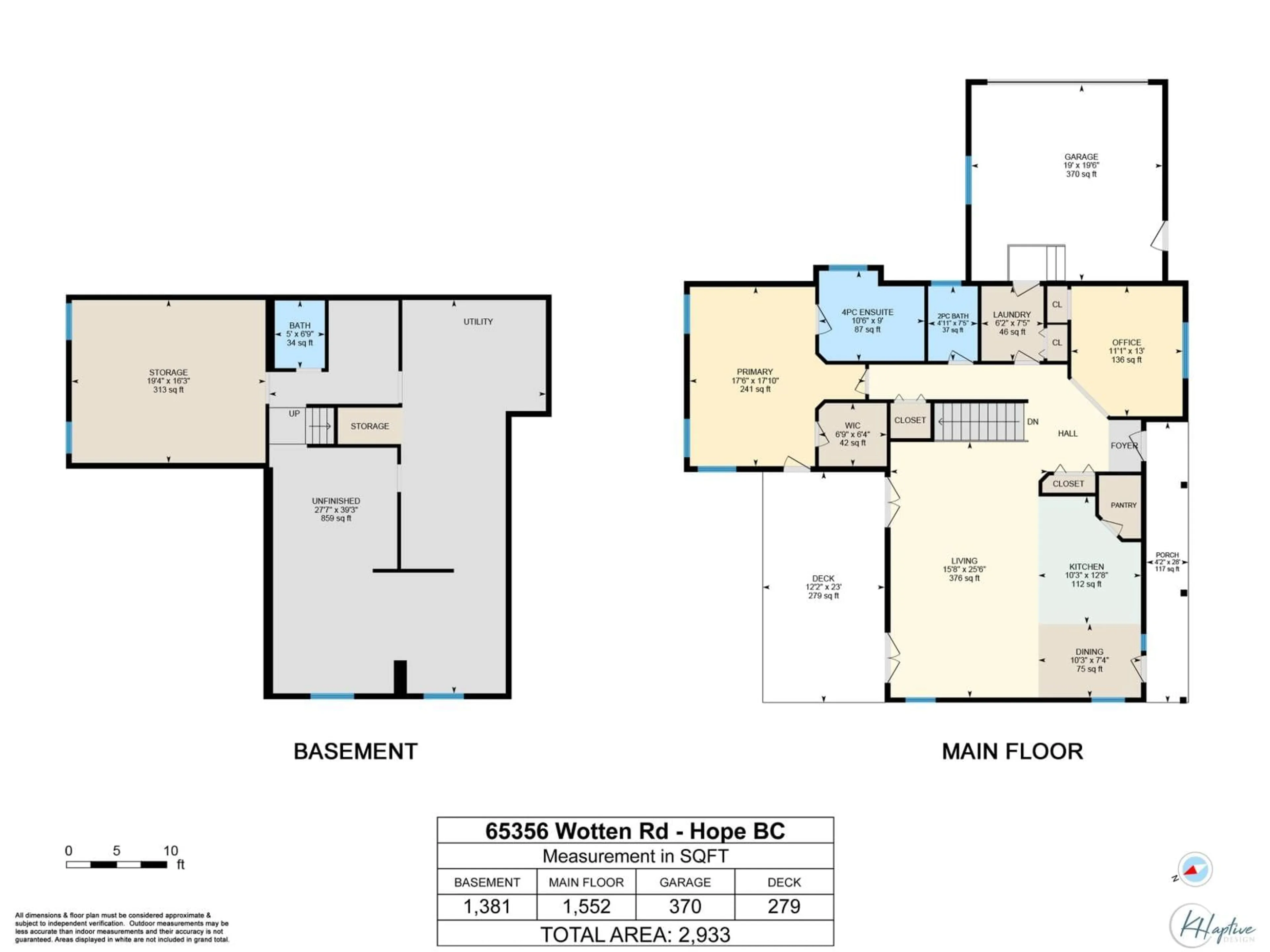 Floor plan for 65356 WOTTEN ROAD, Hope British Columbia V0X1L3